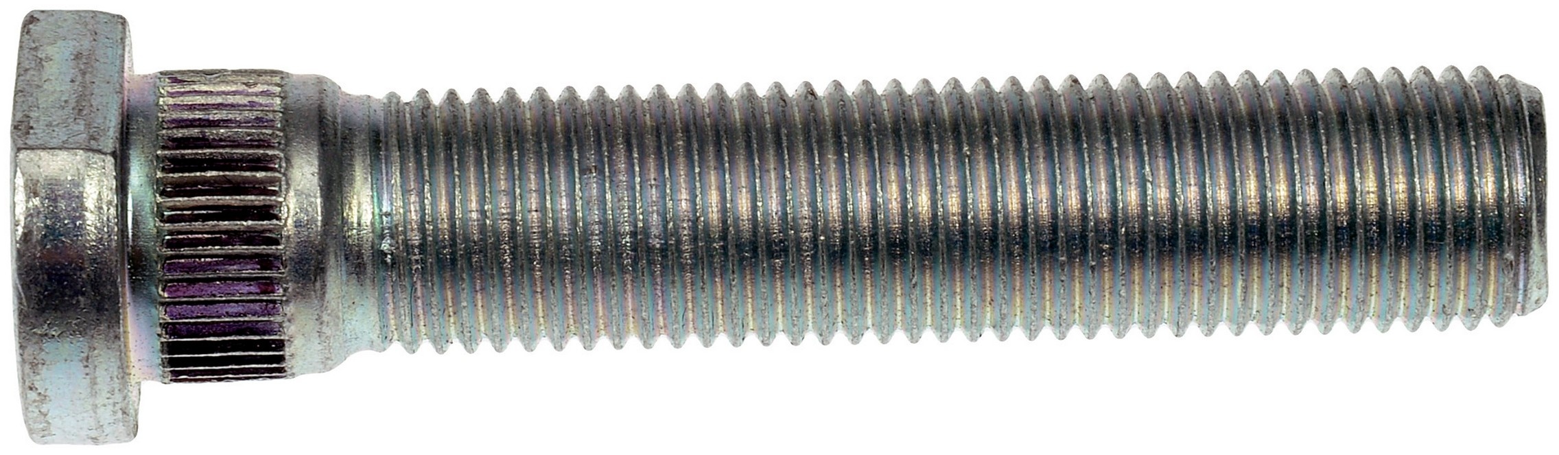 610-631.1 Wheel Stud - Direct Fit, Sold Individually - Dorman - Autograde Wheel Lug Stud 610-631.1 - M14-1.50 Serrated Wheel Stud - 15.90mm Knurl, 77.21mm Length - Wheel Stud - M14-1.50 Serrated Wheel Stud - 15.90mm Knurl, 77.21mm Length - Wheel Bolt - These wheel lug studs are made of carbon steel and tested to demanding automotive industry standards to ensure strength, longevity and safety. - Ford Mustang 2023-16