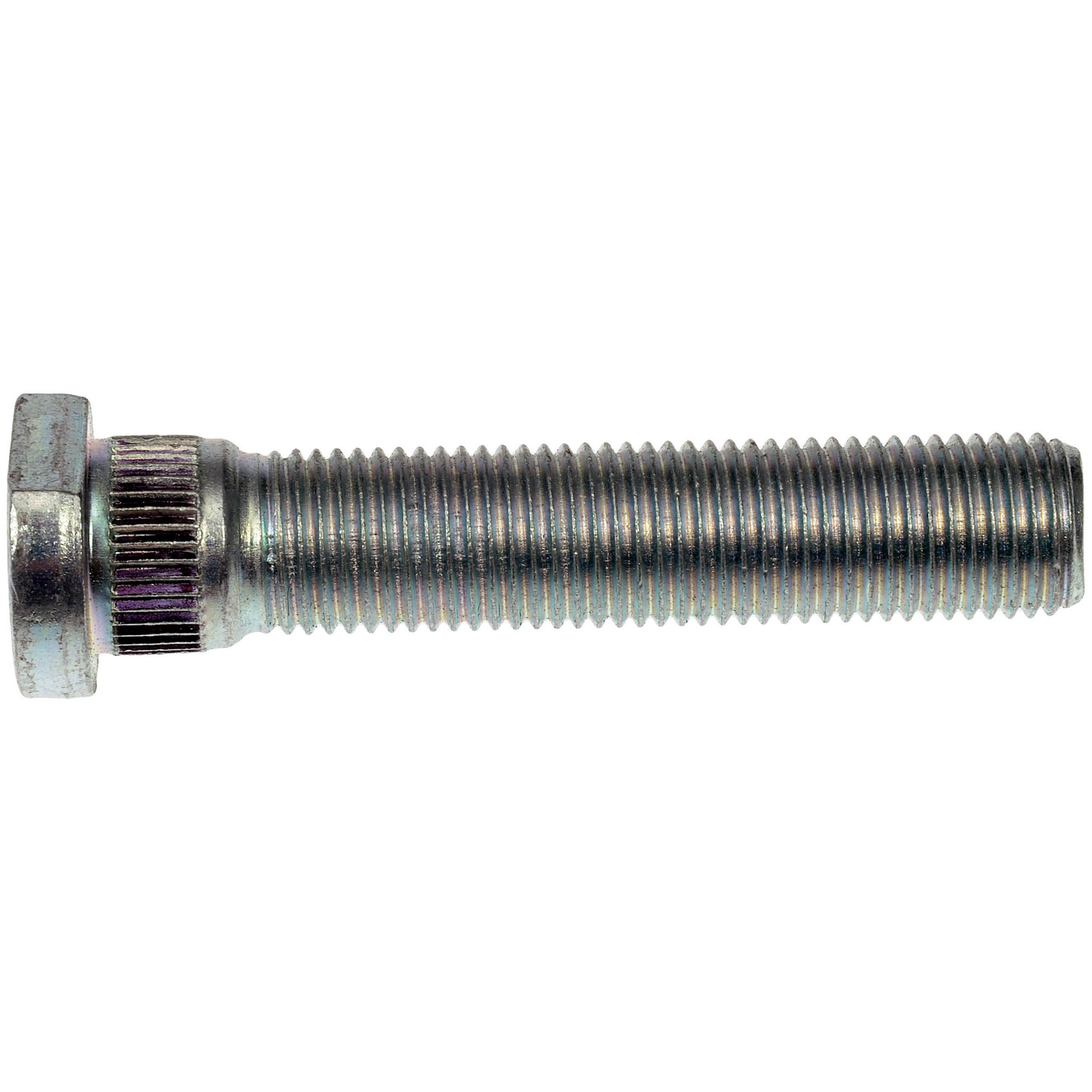 610-631 AutoGrade Series Wheel Stud - Direct Fit, Sold Individually - Dorman - Autograde Wheel Lug Stud 610-631 - M14-1.50 Serrated Wheel Stud - 15.90mm Knurl, 77.21mm Length - M14-1.50 Serrated Wheel Stud - 15.90mm Knurl, 77.21mm Length (sold by each) - Wheel Stud - M14-1.50 Serrated Wheel Stud - 15.90mm Knurl, 77.21mm Length - Wheel Bolt - These wheel lug studs are made of carbon steel and tested to demanding automotive industry standards to ensure strength, longevity and safety. - Ford Mustang 2023-16