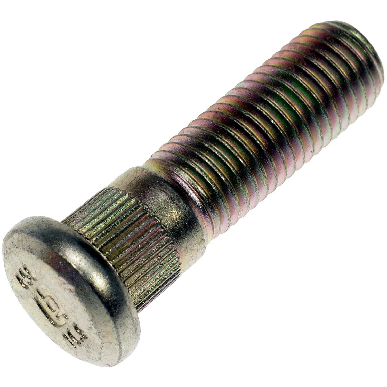 610-658.1 Wheel Stud - Direct Fit, Sold individually - Dorman 610-658.1: M12-1.25 Serrated Wheel Stud - 12.6 Mm Knurl, 43.5 Mm Length - Dorman - Autograde Wheel Lug Stud 610-658.1 - M12-1.25 Serrated Wheel Stud - 12.6 mm Knurl, 43.5 mm Length - Wheel Stud - M12-1.25 Serrated Wheel Stud - 12.6 mm Knurl, 43.5 mm Length - Wheel Bolt - These wheel lug studs are made of carbon steel and tested to demanding automotive industry standards to ensure strength, longevity and safety. - Mazda 2023-14