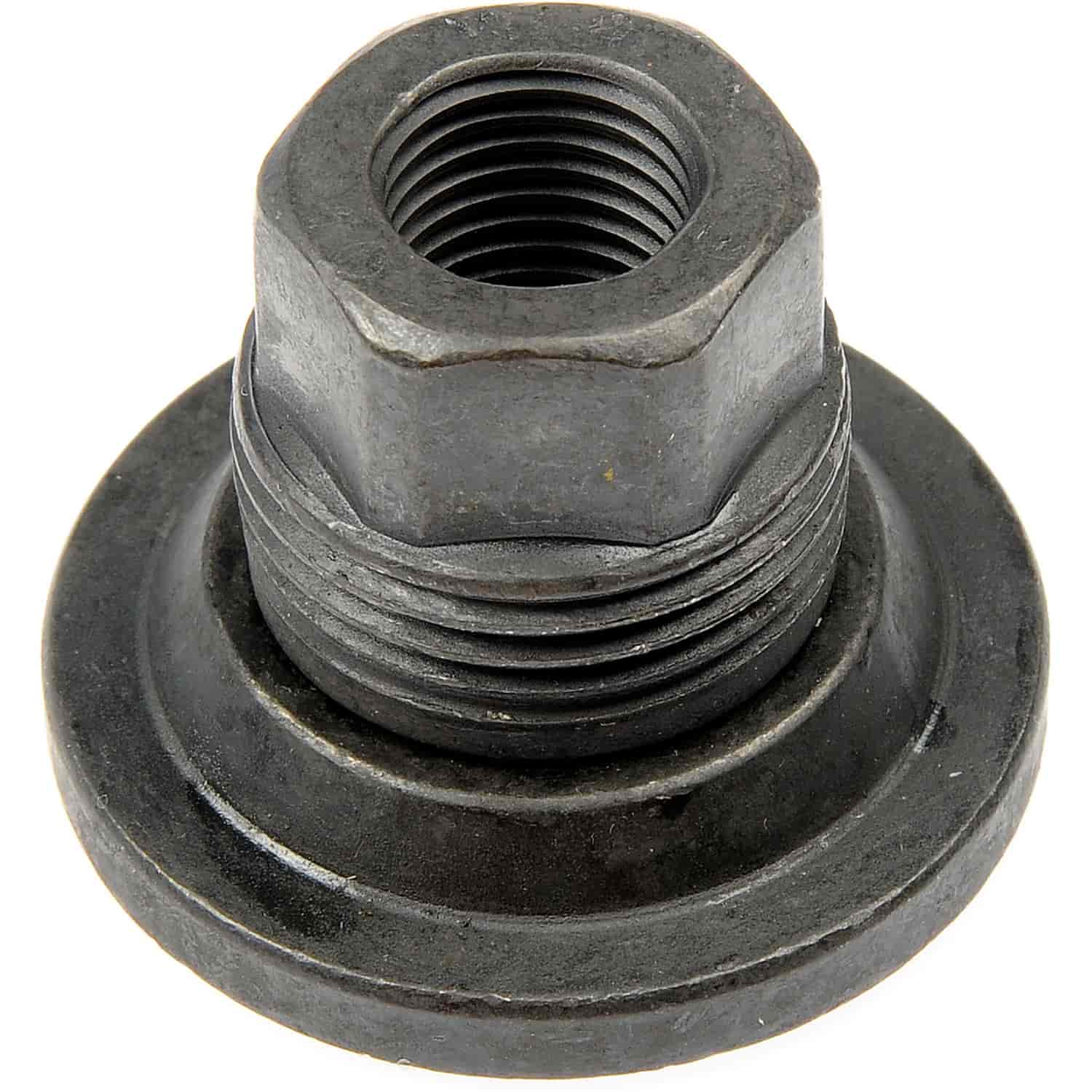 611-202 AutoGrade Series Lug Nut - Black, Steel, Flanged flat face, M14-1.50 Direct Fit, Set of 5 - DORMAN M14-1.5 Wheel Lug Nut for Chevrolet - Black - Dorman WHEEL NUT - Wheel Lug Nut: M14-1.50 Thread, Flanged, 1.339" Length, Black (sold by each) - Wheel Nut M14-1.50 Flanged Flat Face - 22mm Hex, 34mm Length - WHEEL NUT - Wheel Nut M14-1.50 Flanged Flat Face - 22mm Hex, 34mm Length - Lug Nut - These wheel lug nuts are designed to match the fit, function and performance of the original equipment hardware on specified vehicles. They are engineered from durable materials to exacting specifications for long service life and a perfect fit. - Chevrolet 2023-01, GMC 2023-01