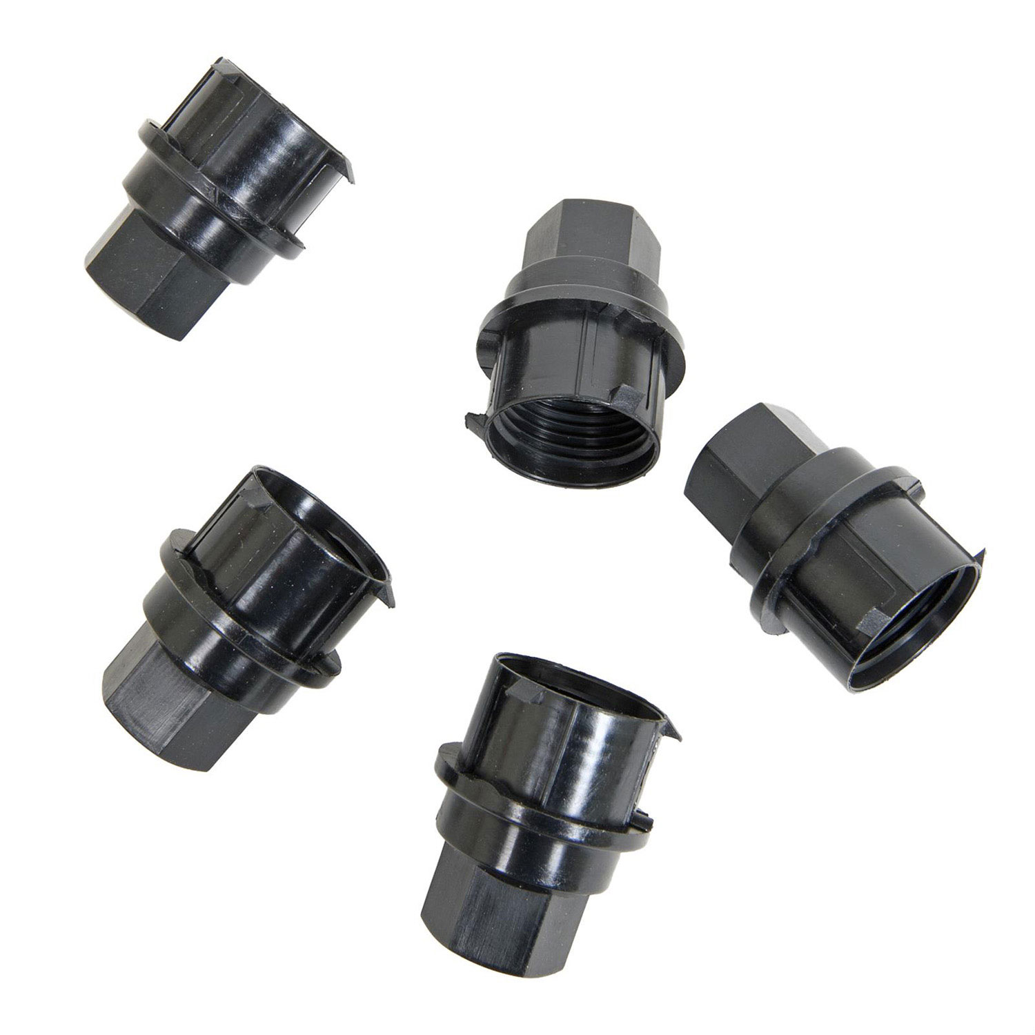 611-612 AutoGrade Series Lug Nut Cover - Black, Plastic, Set of 5 - Black Wheel Nut Cover M24-2.0, Hex 19mm - Wheel Lug Nut Cover: M24-2.0 Thread, 19 mm Hex, 40.5 mm Depth, Plastic, Black (sold by each) - WHEEL NUT COVER - Black Wheel Nut Cover M24-2.0, Hex 19mm - Lug Nut Cover - This wheel fastener cover is designed to precisely fit the factory wheel hardware while providing a clean, finished appearance. Made of quality materials for durability, this cover has been dimensionally validated for specific applications. - Chevrolet 1998-95, Pontiac 2003-99, Pontiac 1996-93