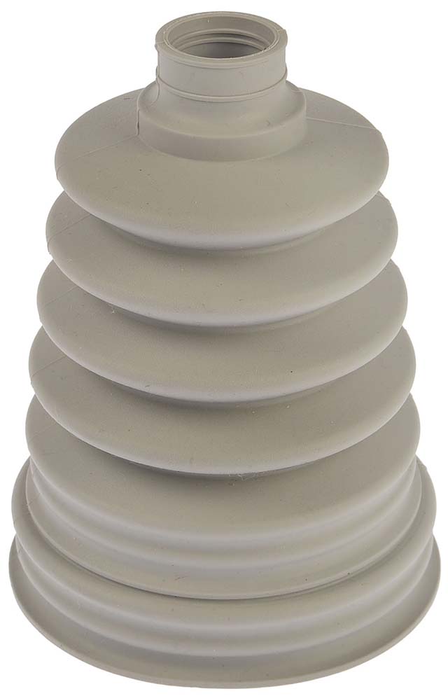614-004 OE Solutions Series CV Boot - Gray, Direct Fit, Sold Individually - CV JOINT BOOT KIT - Uni-Fit C.V. Joint Boot Kit Inner Greater Than 3.35 In. Diameter - Constant Velocity Joint Boot Kit - Boot Kit - Joint Boot Kit - Axle Boot Kit - This CV joint boot kit contains the parts required to repair the CV joint on specified vehicles without removing the joint itself. Made of quality components, this kit is engineered for reliable performance and durability. - 2010-67 - DORMAN 3.85" Universal CV Joint Boot Kit for Trailer Axle - Dorman 614-004 Uni-Fit C.V. Joint Boot Kit Inner Greater Than 3.35 In. Diameter Compatible with Select Models - Dorman CV Boot Kit 614-004 - Uni-Fit C.V. Joint Boot Kit Inner Greater Than 3.35 In. Diameter