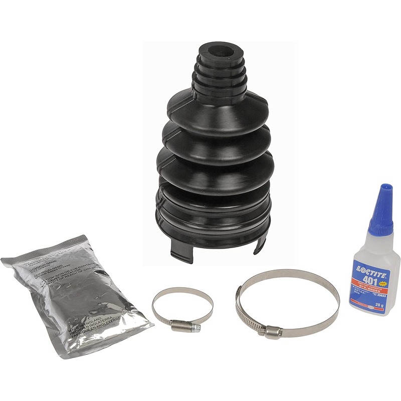 614-700 OE Solutions Series CV Boot - Kit - CV Joint Boot Kit - Split CV Boot - With Quick Drying Adhesive - Axle Boot Kit - Boot Kit - Constant Velocity Joint Boot Kit - Joint Boot Kit - This CV joint boot kit contains the parts required to repair the CV joint on specified vehicles without removing the joint itself. Made of quality components, this kit is engineered for reliable performance and durability. - 2010-80 - Dorman 614-700 CV Joint Boot Kit for Specific Models - Dorman 614-700 Split CV Boot - With Quick Drying Adhesive Compatible with Select Models - Dorman CV Boot Kit 614-700 - Split CV Boot - With Quick Drying Adhesive