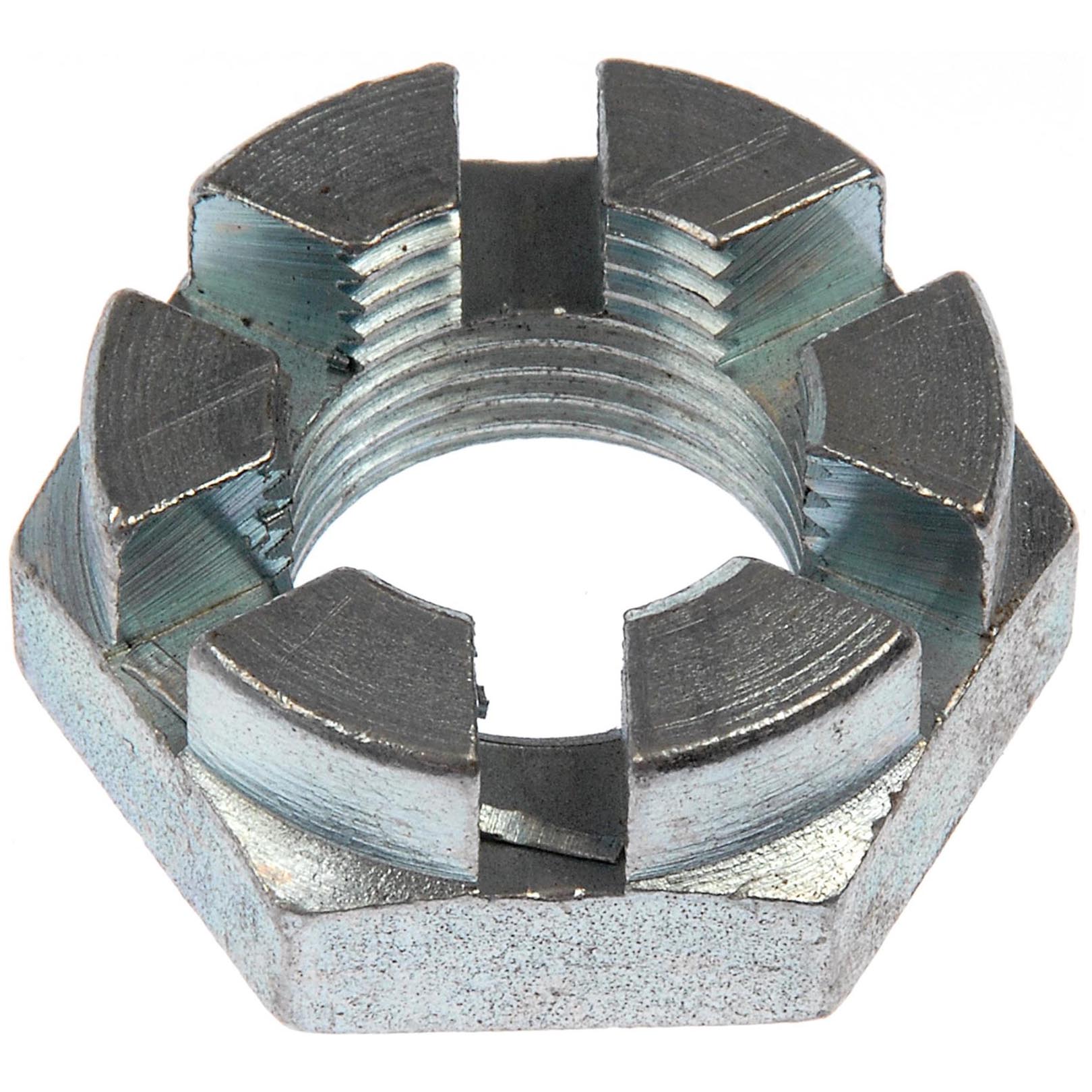 615-067.1 Spindle Nut - Direct Fit - DORMAN 3/4" x 1-1/4" Spindle Nut - Dorman Spindle Lock Nut Kit 615-067.1 - Spindle Nut 3/4 In.-16 Hex 1-1/4 In. - Spindle Nut 3/4 In.-16 Hex 1-1/4 In. - Hub Nut - Axle Nut - Wheel Bearing Nut - This spindle nut is designed to match the fit and function of the original part on specified vehicles. Made of quality materials, it is engineered for reliable performance. - Ford 1979-48, Lincoln 1964-46, Mercury 1964-46
