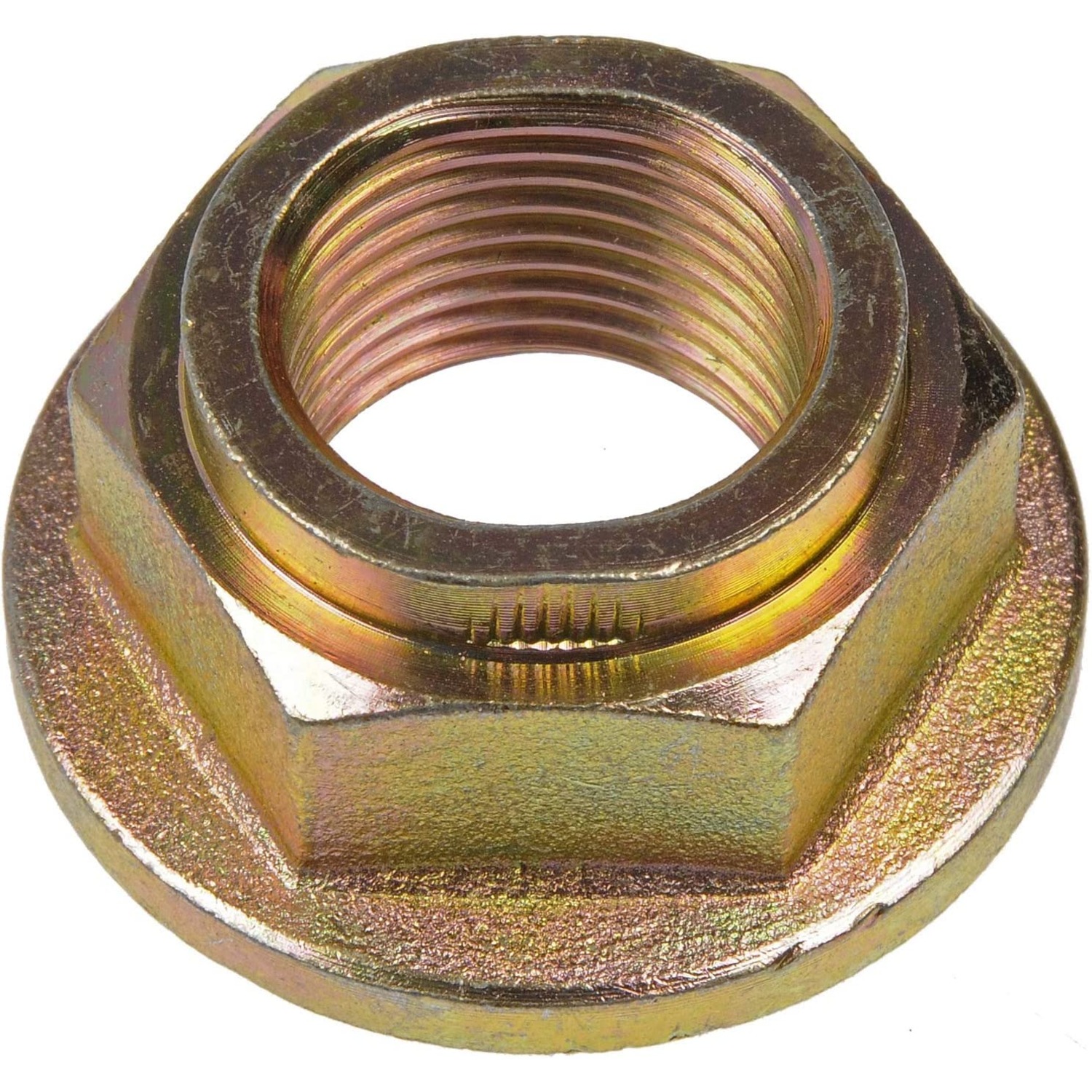615-098 Spindle Nut - Direct Fit - AXLE/SPINDLE NUT - Prevailing Torque Spindle Nut M24-2.0 Hex Size 36mm - Hub Nut - Axle Nut - Spindle Nut - Wheel Bearing Nut - This spindle nut is designed to match the fit and function of the original part on specified vehicles. Made of quality materials, it is engineered for reliable performance. - Ford 2014-89, Lincoln 2007-91, Mercury 2008-89 - Dorman 615-098 Front Spindle Nut Compatible with Select Ford / Lincoln / Mercury Models, 5 Pack - Prevailing Torque Spindle Nut M24-2.0 Hex Size 36mm - Prevailing Torque Spindle Nut M24-2.0 Hex Size 36mm (sold by each)