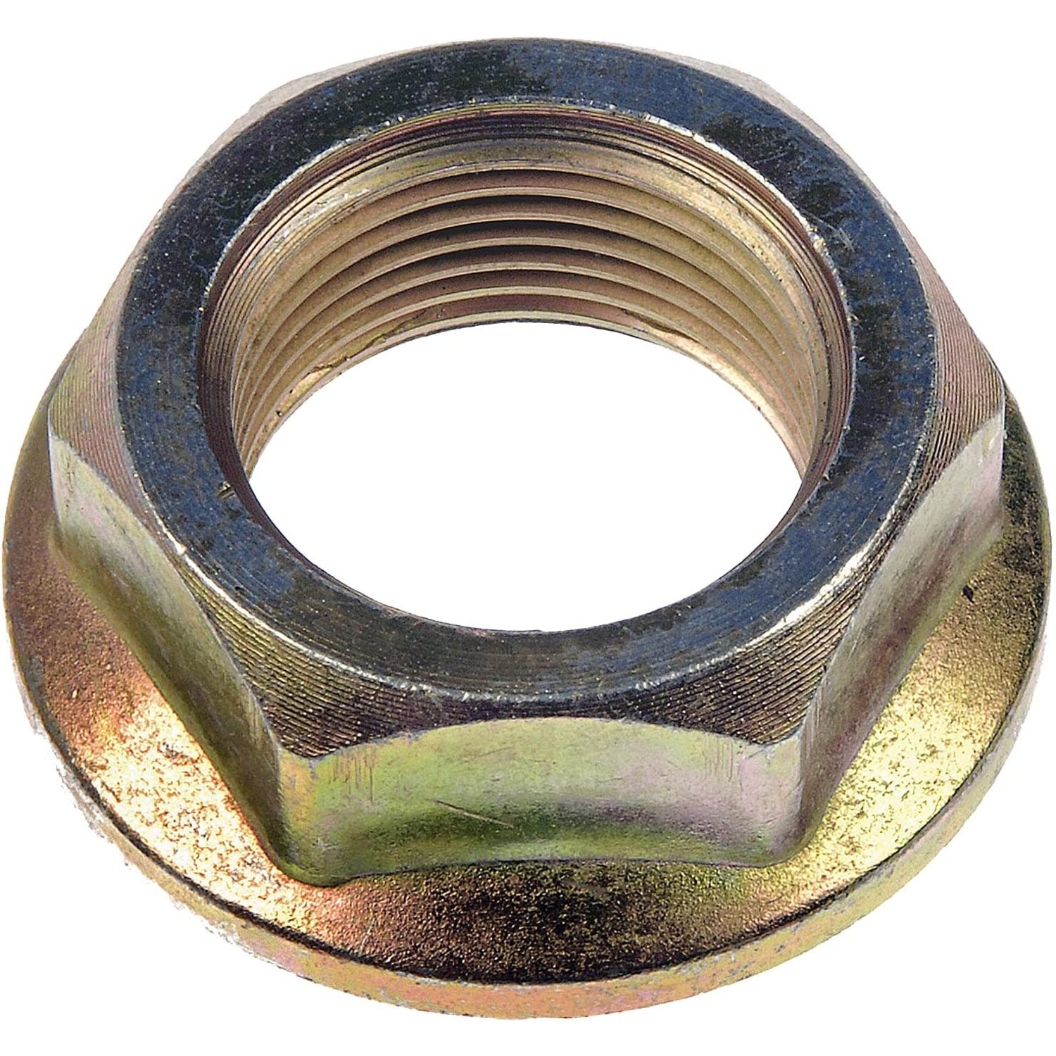 615-119 Spindle Nut - Direct Fit - AXLE/SPINDLE NUT - Flanged Hex Spindle Nut M22-1.5 Hex 30mm - Spindle Nut - Hub Nut - Wheel Bearing Nut - Axle Nut - This spindle nut is designed to match the fit and function of the original part on specified vehicles. Made of quality materials, it is engineered for reliable performance. - Chevrolet 1988-85, Geo 1997-89, Lexus 2003-92, Toyota 2005-91 - Dorman 615-119 Flanged Hex Spindle Nut M22-1.5 Hex 30mm Compatible with Select Models, 2 Pack - Flanged Hex Spindle Nut M22-1.5 Hex 30mm