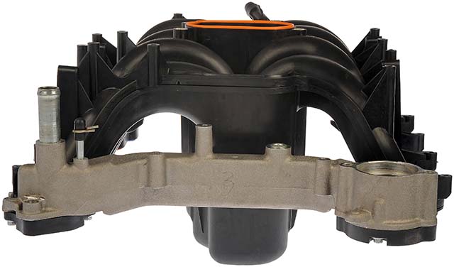 615-188 OE Solutions Series Intake Manifold - Dorman 615-188 Engine Intake Manifold Compatible with Select Ford Models - Dorman 615-188 Engine Intake Manifold for Specific Ford Models, Black - Dorman Intake Manifold 615-188 - DORMAN Plastic Upper Intake Manifold for Ford - INTAKE MANIFOLD - Plastic Intake Manifold - Includes Gaskets - Plenum - If you need to swap out the intake manifold on select Ford trucks, SUVs or vans, this proven replacement is the best solution. It's made in the USA to deliver reliable quality that matches the fit, function and performance of the original. It has several smart features, such as integrated gaskets that sit in the manifold, rather than the carrier gasket design of the factory unit, reducing contact points with the head to help prevent potential air leaks. The complete kit includes the tough polymer manifold, auxiliary coolant fitting, thermostat, specially designed gaskets, O-ring and self-tapping screws. It also has an integrated PCV nipple to ensure proper vacuum, an updated thermostat design to prevent coolant leaks, and a clamp to keep the coolant block off cap in place. Don't waste money going back to the dealership, and don't waste time with an aftermarket imitator that isn't up to the job. Fix your manifold issues with this reliable replacement. - Ford 2016-00 - Plastic Intake Manifold - Includes Gaskets