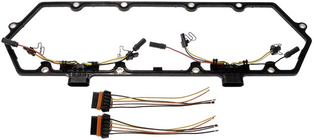 615-202 Driver or Passenger Side Valve Cover Gasket, 7.3L, 8Cyl OE Solutions Series - Diesel Valve Cover Gasket Kit - Dorman 615-202 Intake Manifold Diesel Valve Cover Gasket Kit - DORMAN Engine Valve Cover Gasket Kit - Dorman Valve Cover Gasket 615-202 - Silicon Valve Cover Gasket Set: Exact Fit, 5 Pieces - VALVE CVR GASKET - Diesel Valve Cover Gasket Kit - Gasket - Valve Cover Gasket - Engine Gasket - This valve cover gasket is designed to precisely match the original equipment gasket for specific engine applications. Made of durable materials, this gasket provides a long-lasting seal under extreme underhood conditions. - Ford 1997-94, International 2000-94