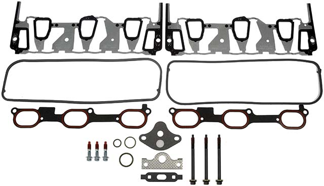615-205 OE Solutions Series Intake Manifold Gasket - Kit - Dorman 615-205 Engine Intake Manifold Gasket Set Compatible with Select Models - Dorman Intake Manifold Gasket 615-205 - Intake Gasket Kit - INTAKE GASKET KIT - Intake Gasket Kit - Intake Manifold Gasket - This engine intake manifold gasket set is designed to match the original gaskets required to reseal and restore proper function to the intake manifold on specified vehicles. - Buick 2003-00, Chevrolet 2003-96, Oldsmobile 2003-96, Pontiac 2003-96 - Upper Intake Manifold Gasket Set: 20 Piece Set