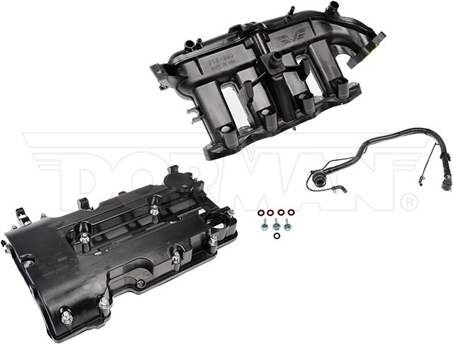 615-380KIT OE Solutions Series Intake Manifold - Dorman 615-380KIT Engine Intake Manifold and Valve Cover Kit for Specific Buick / Chevrolet Models - Dorman 615-380KIT Intake Manifold and Valve Cover Kit Compatible with Select Buick / Chevrolet Models (OE FIX) - Dorman - OE Solutions Engine Intake Manifold and Valve Cover Kit 615-380KIT - Intake Manifold and Valve Cover Kit - PCV KIT - Intake Manifold And Valve Cover Kit - Intake and Valve Cover Kit - GM 1.4L Turbo Intake Manifold PCV Valve Fix Kit - Intake and Valve Cover Set - Intake PCV Valve Repair Kit - When the PCV valve fails on General Motors 1.4L Ecotec engines, it can cause a cascade of problems. This Dorman OE FIX kit offers a complete repair of all damaged components, with a redesigned manifold to prevent future valve failure. - Buick 2022-13, Chevrolet 2022-12
