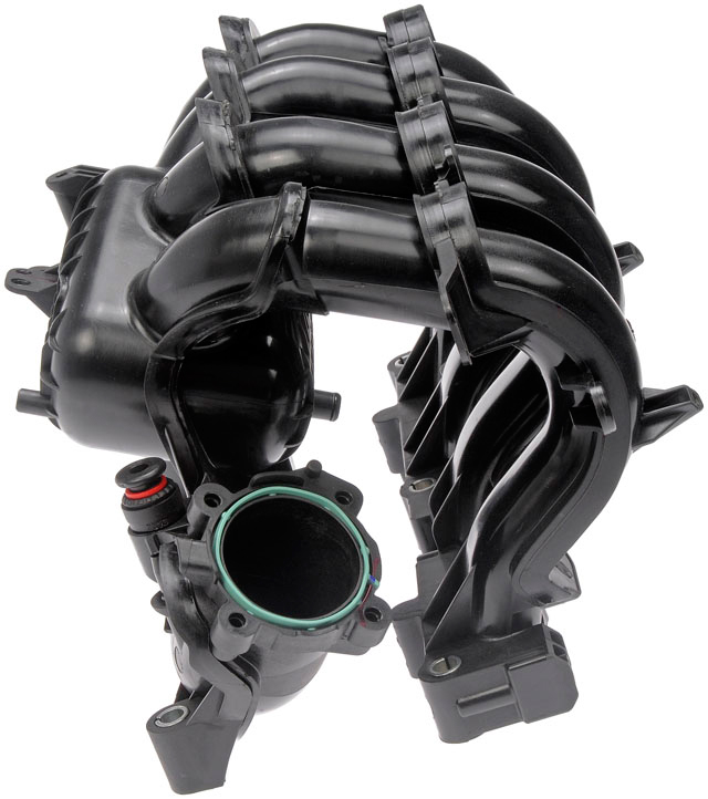 615-465 OE Solutions Series Intake Manifold - Dorman 615-465 Engine Intake Manifold Compatible with Select Ford Models - Dorman Intake Manifold 615-465 - INTAKE MANIFOLD - Upper Plastic Intake Manifold - Includes Gaskets - Plenum - This engine intake manifold was precision-engineered and durably manufactured to match the fit and function of the original manifold on specified vehicles. It is thoroughly tested to ensure top-quality OEM construction and superior reliability. - Ford Fiesta 2014-11, Ford Fiesta Ikon 2014-11 - Upper Plastic Intake Manifold - Includes Gaskets