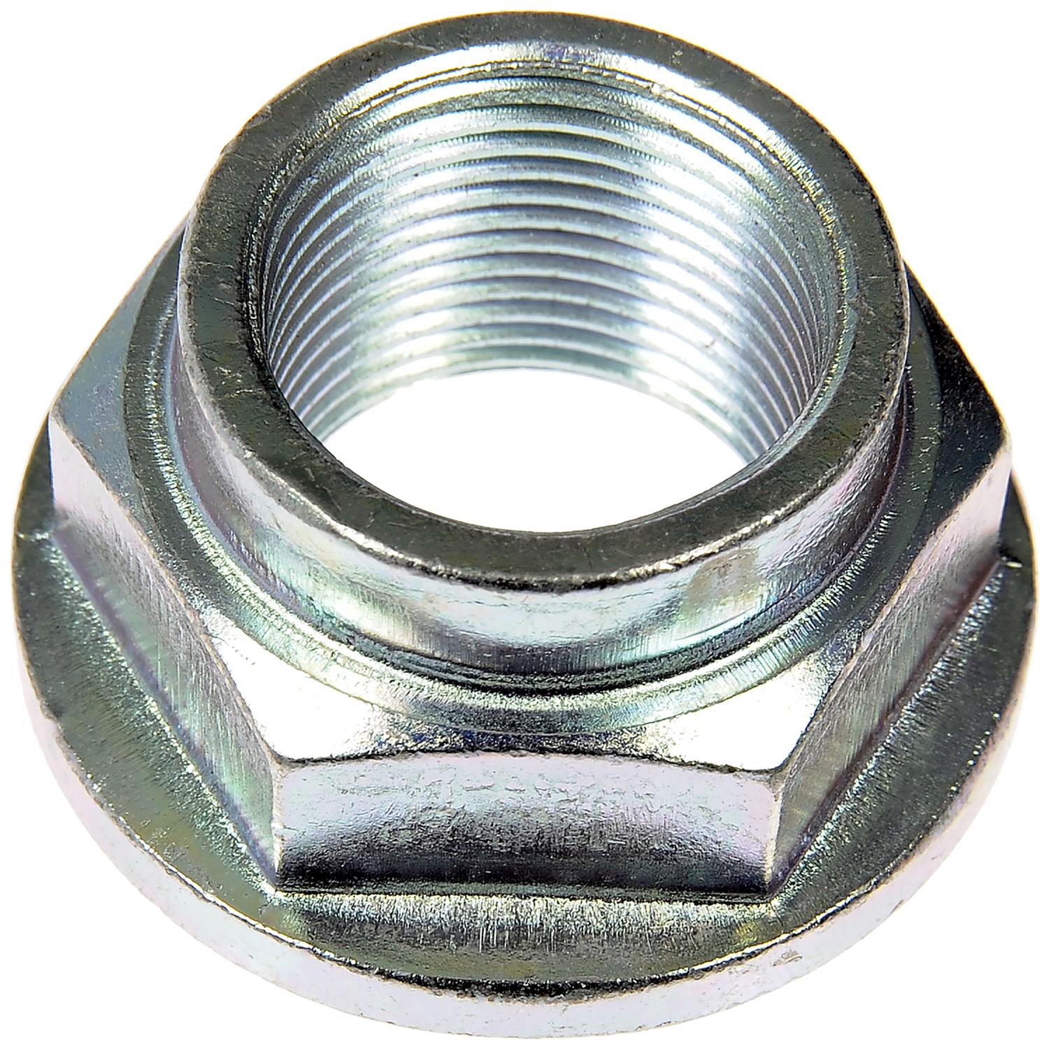 615-975.1 Spindle Nut - Direct Fit - Axle/Spindle Nut - Spindle Nut M22-1.50 Hex Size 32 mm - Hub Nut - Axle Nut - Wheel Bearing Nut - This spindle nut is designed to match the fit and function of the original part on specified vehicles. Made of quality materials, it is engineered for reliable performance. - Mazda 2019-09 - Dorman Spindle Lock Nut Kit 615-975.1 - Spindle Nut M22-1.50 Hex Size 32 mm