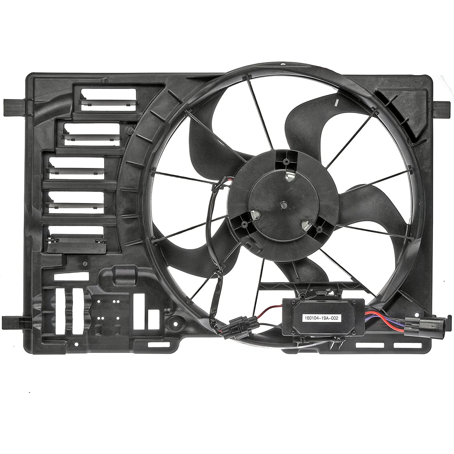 620-040 OE Solutions Series Radiator Fan 6 Cyl., 3.2L Engine Single fan - Dorman 620-040 Engine Cooling Fan Assembly Compatible with Select Chrysler Models - Dorman - OE Solutions Engine Cooling Fan Assembly 620-040 - Radiator Fan Assembly: Single, Cost Effective And Reliable - Radiator Fan Assembly Without Controller - Condenser Fan Assembly - Rad Fan Assembly - Radiator Cooling Fan - AC Fan - Air Conditioning Fan - This engine cooling fan assembly is precision-engineered to match the fit and performance of the stock radiator fan on specific vehicle years, makes and models. It has been rigorously tested to ensure it cools as effectively as the original part. - Chrysler Crossfire 2006-04