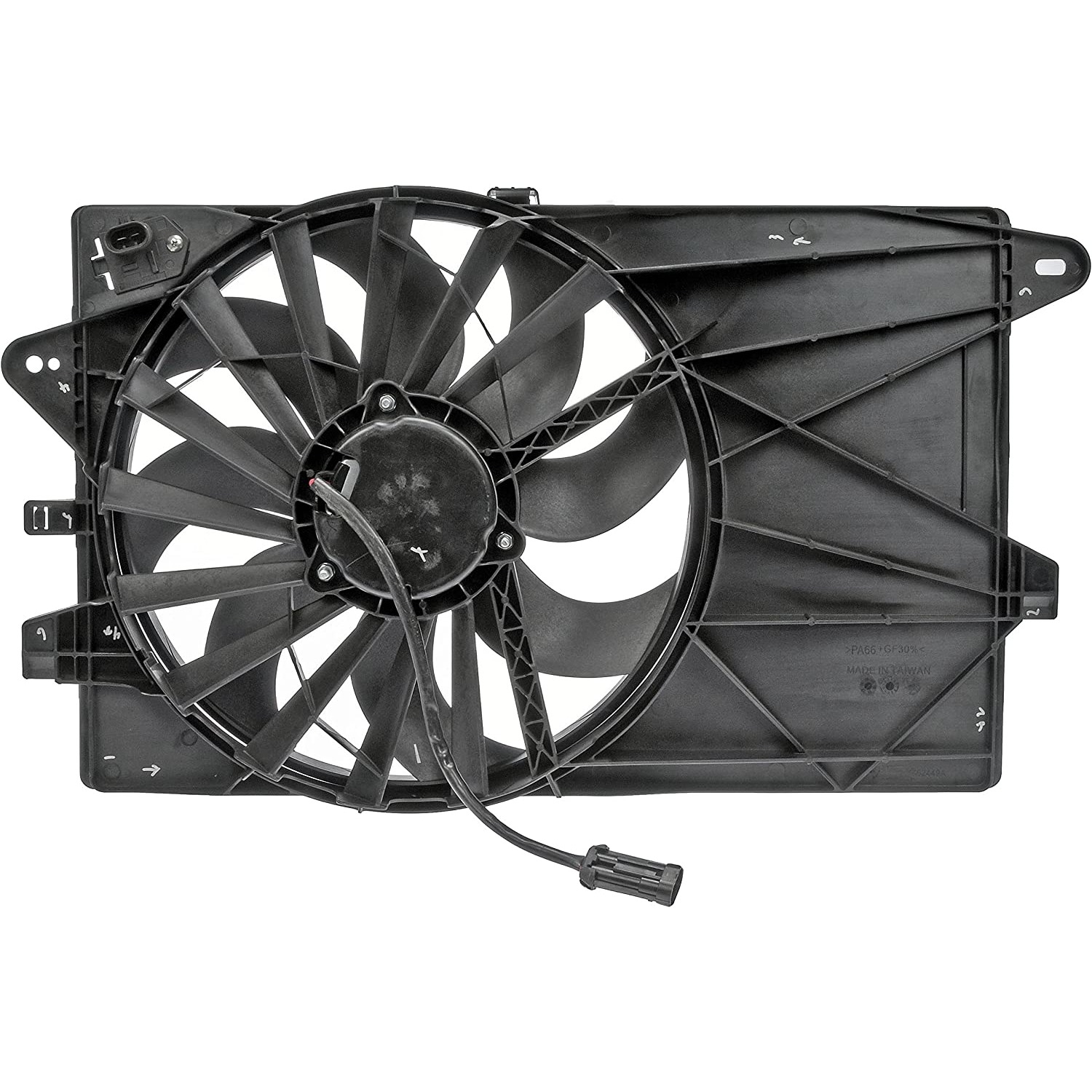 620-061 OE Solutions Series Radiator Fan 4 Cyl., 1.4L Engine Single fan - Dorman 620-061 Engine Cooling Fan Assembly Compatible with Select Fiat Models - Dorman - OE Solutions Engine Cooling Fan Assembly 620-061 - Radiator Fan Assembly: Single, Cost Effective and Reliable - Radiator Fan Assembly With Resistor - Radiator Fan Assembly With Resistor - Rad Fan Assembly - Air Conditioning Fan - Condenser Fan Assembly - Radiator Cooling Fan - AC Fan - This engine cooling fan assembly is precision-engineered to match the fit and performance of the stock radiator fan on specific vehicle years, makes and models. It has been rigorously tested to ensure it cools as effectively as the original part. - Fiat 500 2019-11
