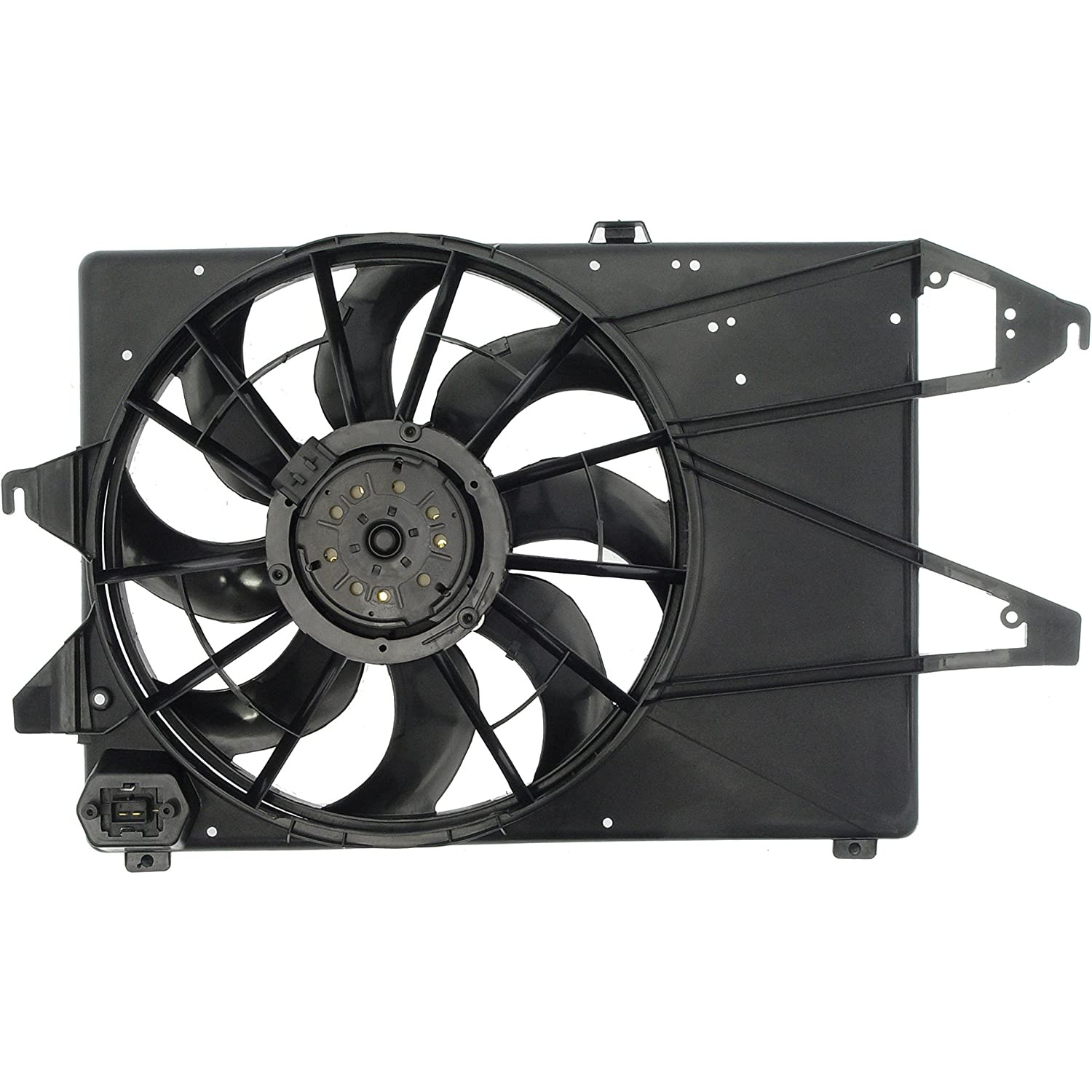 620-103 OE Solutions Series Radiator Fan 4 Cyl., 2.0L Engine Dual fan - Dorman 620-103 Engine Cooling Fan Assembly Compatible with Select Ford / Mercury Models - Dorman - OE Solutions Engine Cooling Fan Assembly 620-103 - Radiator Fan Assembly: Single, Cost Effective and Reliable - Radiator Fan Assembly Without Controller - AC Fan - Rad Fan Assembly - Radiator Cooling Fan - Condenser Fan Assembly - Air Conditioning Fan - This engine cooling fan assembly is precision-engineered to match the fit and performance of the stock radiator fan on specific vehicle years, makes and models. It has been rigorously tested to ensure it cools as effectively as the original part. - Ford Contour 2000-95, Mercury Mystique 2000-95