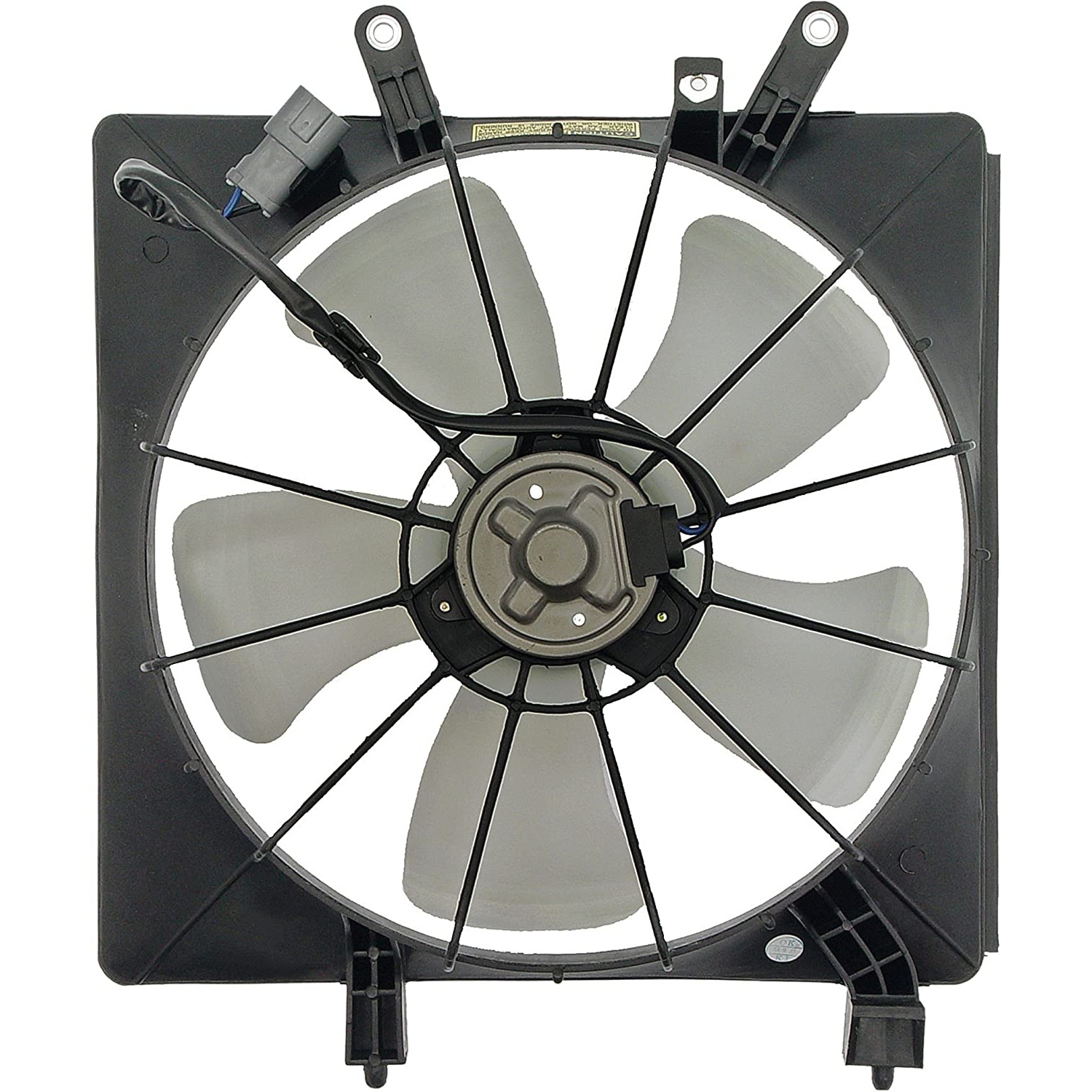 620-219 OE Replacement Radiator Fan, Single fan, OE Solutions Series - Dorman 620-219 Engine Cooling Fan Assembly Compatible with Select Honda Models,Black - Dorman 620-219 Engine Cooling Fan Assembly for Specific Honda Models - Dorman - OE Solutions Engine Cooling Fan Assembly 620-219 - Radiator Fan Assembly: Single, Cost Effective and Reliable - Radiator Fan Assembly Without Controller - Radiator Fan Assembly Without Controller - Condenser Fan Assembly - Radiator Cooling Fan - Rad Fan Assembly - AC Fan - Air Conditioning Fan - This engine cooling fan assembly is precision-engineered to match the fit and performance of the stock radiator fan on specific vehicle years, makes and models. It has been rigorously tested to ensure it cools as effectively as the original part. - Honda Civic 2005-01