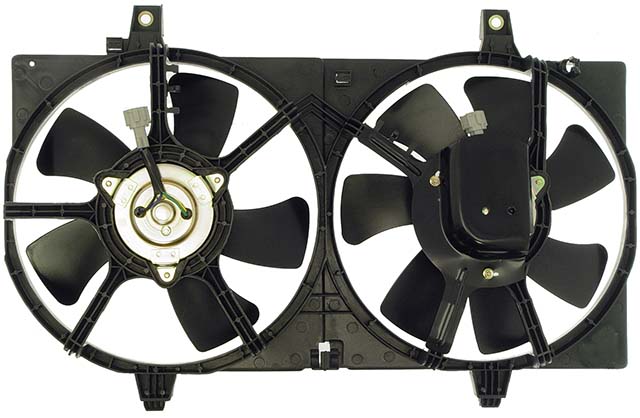 620-425 OE Solutions Series Radiator Fan 4 Cyl., 2.5L Engine Dual fan - Dorman 620-425 Engine Cooling Fan Assembly Compatible with Select Nissan Models - Dorman 620-425 Engine Cooling Fan Assembly for Specific Nissan Models Fits select: 2002-2006 NISSAN SENTRA - Dual Fan Assembly Without Controller - Dual Fan Assembly Without Controller - Rad Fan Assembly - Air Conditioning Fan - Condenser Fan Assembly - AC Fan - Radiator Cooling Fan - This engine cooling fan assembly is precision-engineered to match the fit and performance of the stock radiator fan on specific vehicle years, makes and models. It has been rigorously tested to ensure it cools as effectively as the original part. - Nissan Sentra 2006-02