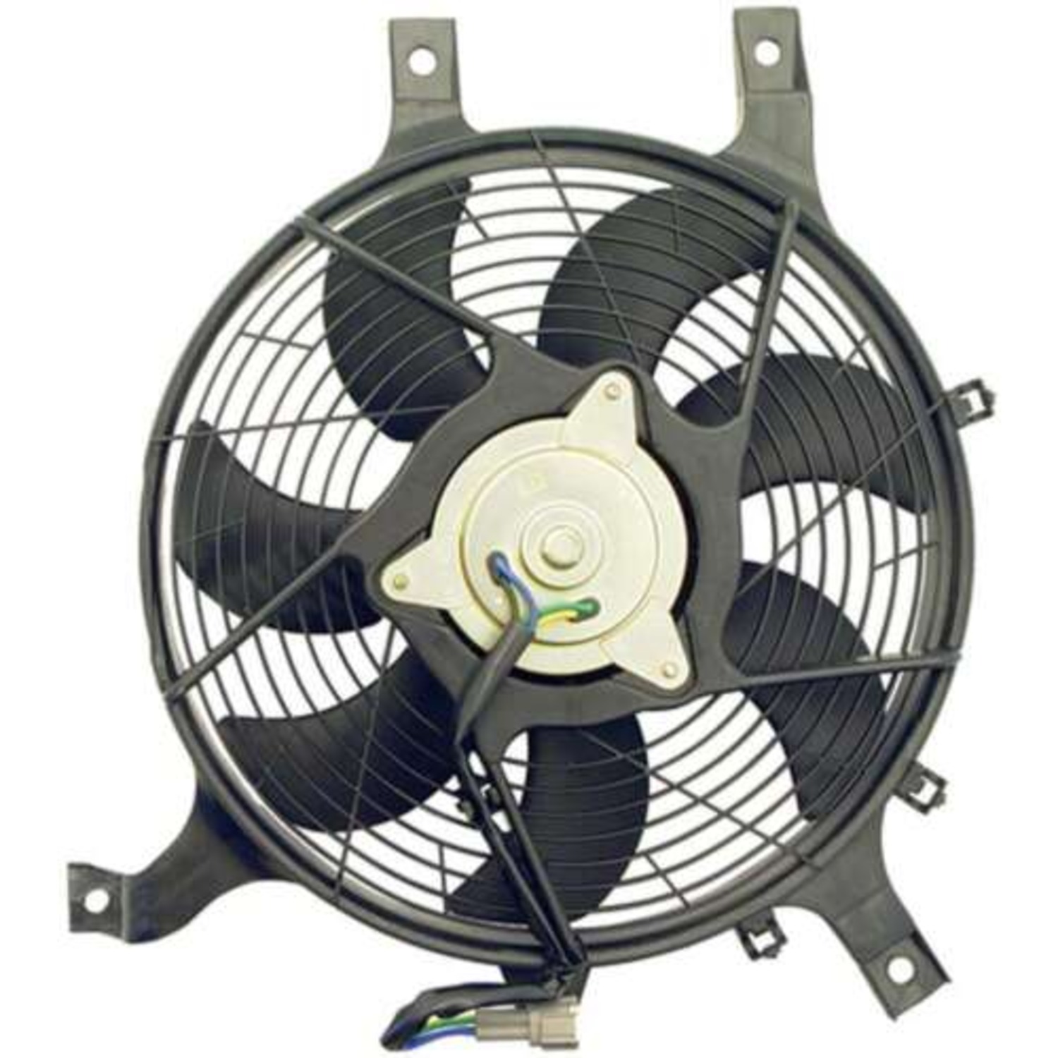 620-427 OE Solutions Series A/C Condenser Fan 6 Cyl., 3.3L Engine Single fan - A/C Condenser Fan Assembly: Cost Effective and Reliable - Condenser Fan Assembly Without Controller - Condenser Fan Assembly Without Controller - Rad Fan - Air Conditioning Fan - Radiator Fan - AC Fan - Cooling Fan - This A/C condenser fan assembly is precision-engineered to match the fit and performance of the stock condenser fan on specific vehicle years, makes and models. It has been rigorously tested to ensure it functions as effectively as the original part. - Nissan Frontier 2000-99, Nissan Xterra 2000 - Dorman 620-427 A/C Condenser Fan Assembly Compatible with Select Nissan Models - Dorman - OE Solutions A/C Condenser Fan Assembly 620-427