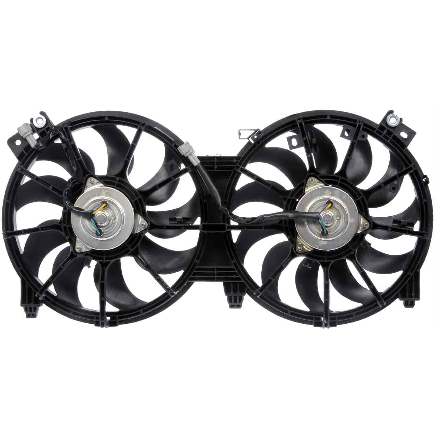 620-453 OE Replacement Radiator Fan, Dual fan, OE Solutions Series - Dorman 620-453 Engine Cooling Fan Assembly Compatible with Select Nissan Models - Dorman 620-453 Engine Cooling Fan Assembly for Specific Nissan Models - Dorman - OE Solutions Engine Cooling Fan Assembly 620-453 - Dual Fan Assembly Without Controller - Dual Fan Assembly Without Controller - Rad Fan Assembly - AC Fan - Radiator Cooling Fan - Air Conditioning Fan - Condenser Fan Assembly - This engine cooling fan assembly is precision-engineered to match the fit and performance of the stock radiator fan on specific vehicle years, makes and models. It has been rigorously tested to ensure it cools as effectively as the original part. - Nissan Altima 2018-07, Nissan Maxima 2021-16 - Radiator Fan Assembly: Dual, Cost Effective and Reliable