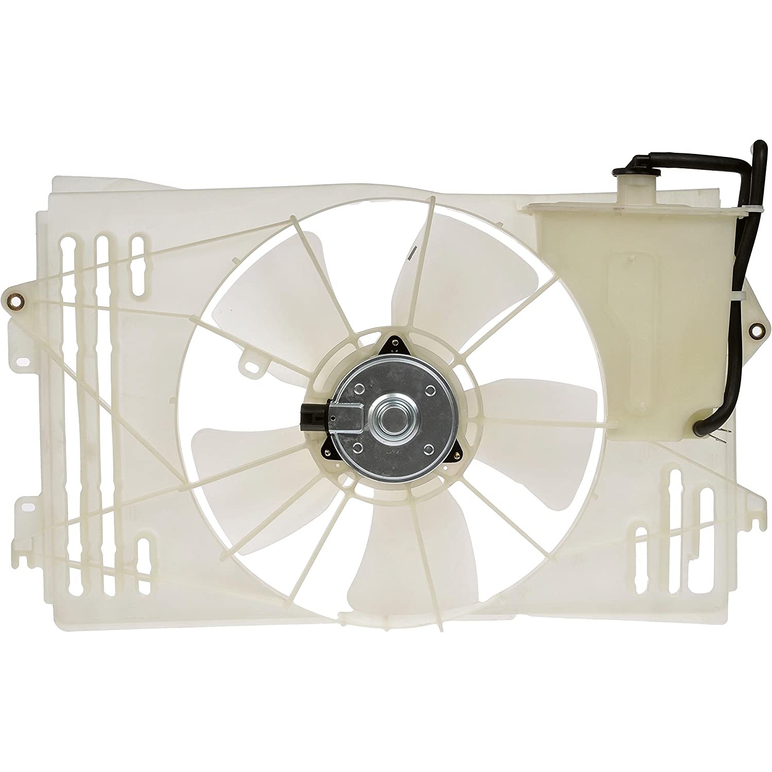 620-546 OE Solutions Series Radiator Fan 4 Cyl., 1.8L Engine Single fan - Dorman 620-546 Engine Cooling Fan Assembly Compatible with Select Pontiac / Toyota Models , White - Dorman 620-546 Engine Cooling Fan Assembly for Specific Pontiac / Toyota Models - Dorman - OE Solutions Engine Cooling Fan Assembly 620-546 - Radiator Fan Assembly: Single, Cost Effective and Reliable - Radiator Fan Assembly Without Controller - Radiator Fan Assembly Without Controller - Condenser Fan Assembly - Radiator Cooling Fan - Air Conditioning Fan - Rad Fan Assembly - AC Fan - This engine cooling fan assembly is precision-engineered to match the fit and performance of the stock radiator fan on specific vehicle years, makes and models. It has been rigorously tested to ensure it cools as effectively as the original part. - Pontiac Vibe 2008-03, Toyota Corolla 2008-03, Toyota Matrix 2008-03