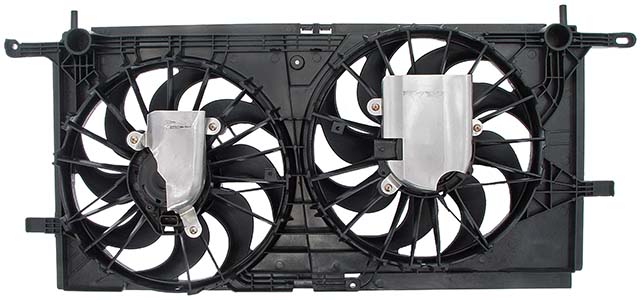 620-611 OE Replacement Radiator Fan, Dual fan, OE Solutions Series - Dorman 620-611 Engine Cooling Fan Assembly Compatible with Select Models - Dorman 620-611 Engine Cooling Fan Assembly for Specific Models Fits select: 2002-2007 BUICK RENDEZVOUS, 2001-2005 CHEVROLET VENTURE - Dorman - OE Solutions Engine Cooling Fan Assembly 620-611 - Dual Fan Assembly Without Controller - AC Fan - Air Conditioning Fan - Radiator Cooling Fan - Rad Fan Assembly - Condenser Fan Assembly - This engine cooling fan assembly is precision-engineered to match the fit and performance of the stock radiator fan on specific vehicle years, makes and models. It has been rigorously tested to ensure it cools as effectively as the original part. - Buick 2007-02, Chevrolet 2005-01, Oldsmobile 2004-01, Pontiac 2005-01 - Radiator Fan Assembly: Dual, Cost Effective and Reliable