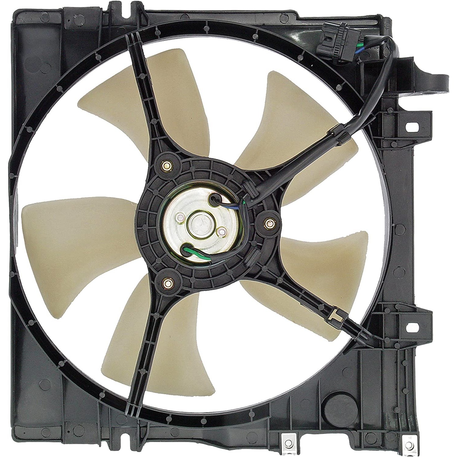 620-763 OE Replacement A/C Condenser Fan, Single fan, OE Solutions Series - A/C Condenser Fan Assembly: Cost Effective and Reliable - Condenser Fan Assembly Without Controller - Condenser Fan Assembly Without Controller - AC Fan - Cooling Fan - Rad Fan - Radiator Fan - Air Conditioning Fan - This A/C condenser fan assembly is precision-engineered to match the fit and performance of the stock condenser fan on specific vehicle years, makes and models. It has been rigorously tested to ensure it functions as effectively as the original part. - Subaru Legacy 1999-95 - Dorman 620-763 A/C Condenser Fan Assembly Compatible with Select Subaru Models - Dorman - OE Solutions A/C Condenser Fan Assembly 620-763