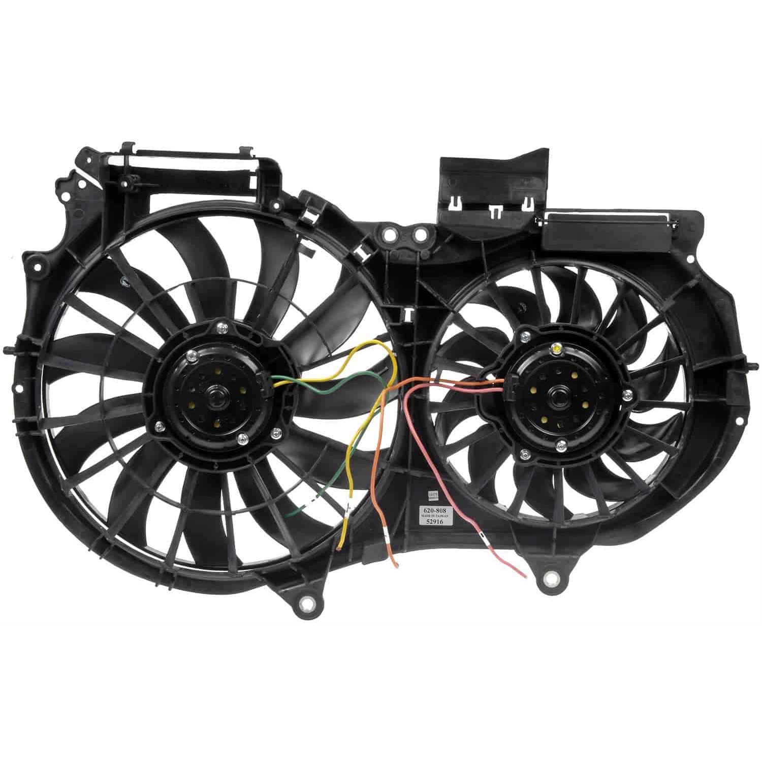 620-808 OE Replacement Radiator Fan, Dual fan, OE Solutions Series - Dorman 620-808 Engine Cooling Fan Assembly Compatible with Select Audi Models - Dorman 620-808 Engine Cooling Fan Assembly for Specific Audi Models Fits 2007 Audi A4 - Dorman - OE Solutions Engine Cooling Fan Assembly 620-808 - Dual Fan Assembly Without Controller - Dual Fan Assembly Without Controller - Condenser Fan Assembly - AC Fan - Rad Fan Assembly - Radiator Cooling Fan - Air Conditioning Fan - This engine cooling fan assembly is precision-engineered to match the fit and performance of the stock radiator fan on specific vehicle years, makes and models. It has been rigorously tested to ensure it cools as effectively as the original part. - Audi A4 2008-02, Audi A4 Quattro 2009-02 - Radiator Fan Assembly: Dual, Cost Effective & Reliable