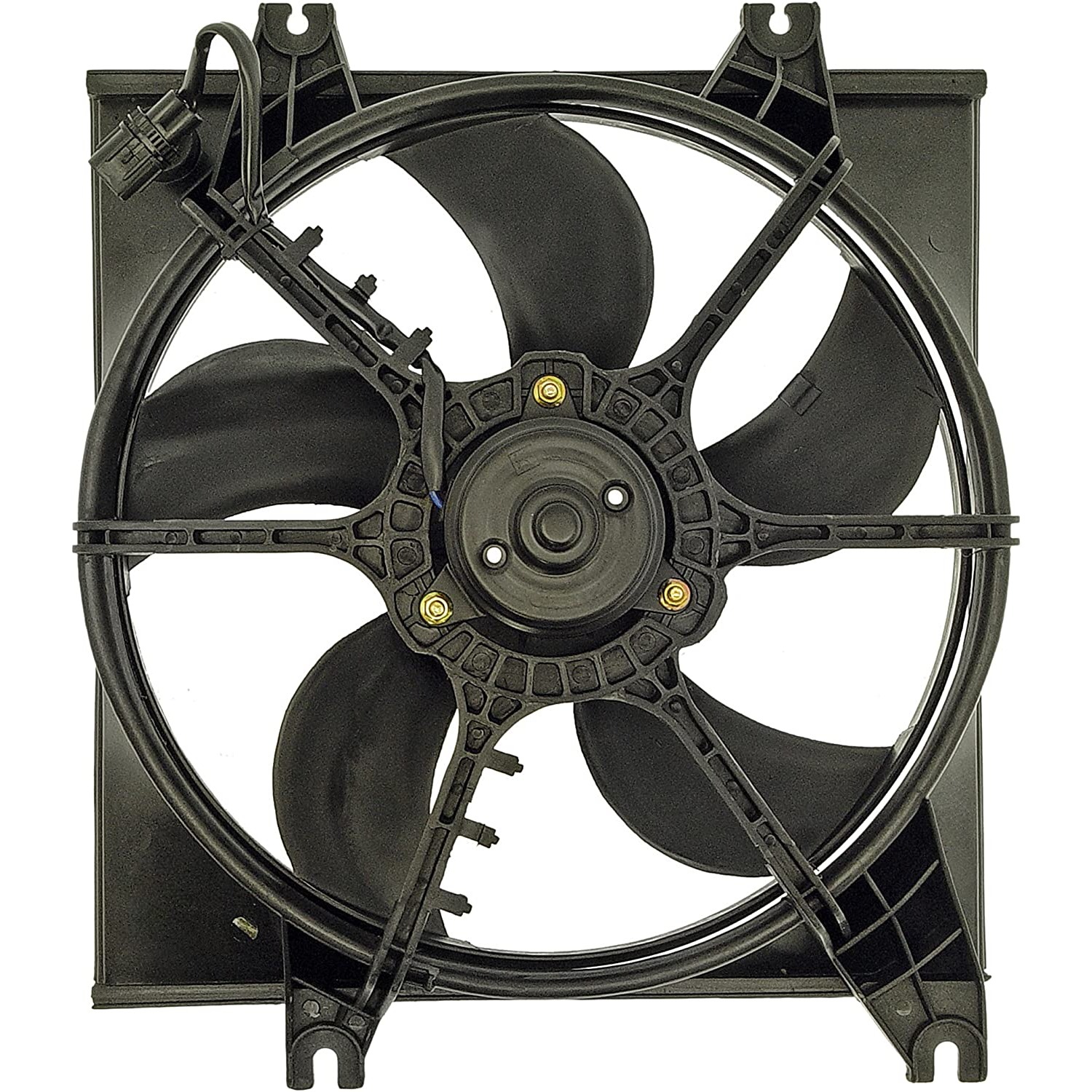 620-810 OE Replacement Radiator Fan, Single fan, OE Solutions Series - Dorman - OE Solutions Engine Cooling Fan Assembly 620-810 - Radiator Fan Assembly: Single, Cost Effective and Reliable - Radiator Fan Assembly Without Controller - Radiator Cooling Fan - Rad Fan Assembly - Air Conditioning Fan - Condenser Fan Assembly - AC Fan - This engine cooling fan assembly is precision-engineered to match the fit and performance of the stock radiator fan on specific vehicle years, makes and models. It has been rigorously tested to ensure it cools as effectively as the original part. - Dodge Verna 2005-00, Hyundai Accent 2005-00