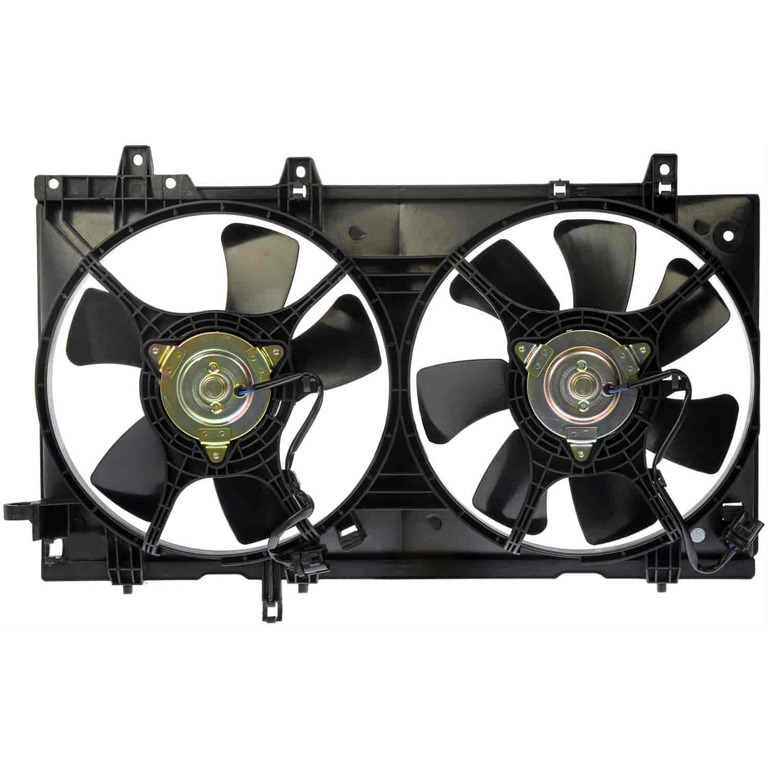 620-828 OE Solutions Series Radiator Fan 4 Cyl., 2.5L Engine Dual fan - Dorman 620-828 Engine Cooling Fan Assembly Compatible with Select Subaru Models - Dorman 620-828 Engine Cooling Fan Assembly for Specific Subaru Models Fits select: 2003-2008 SUBARU FORESTER - Dorman - OE Solutions Engine Cooling Fan Assembly 620-828 - Dual Fan Assembly Without Controller - Dual Fan Assembly Without Controller - Condenser Fan Assembly - Radiator Cooling Fan - Rad Fan Assembly - AC Fan - Air Conditioning Fan - This engine cooling fan assembly is precision-engineered to match the fit and performance of the stock radiator fan on specific vehicle years, makes and models. It has been rigorously tested to ensure it cools as effectively as the original part. - Subaru Forester 2005-03 - Radiator Fan Assembly: Dual, Cost Effective and Reliable
