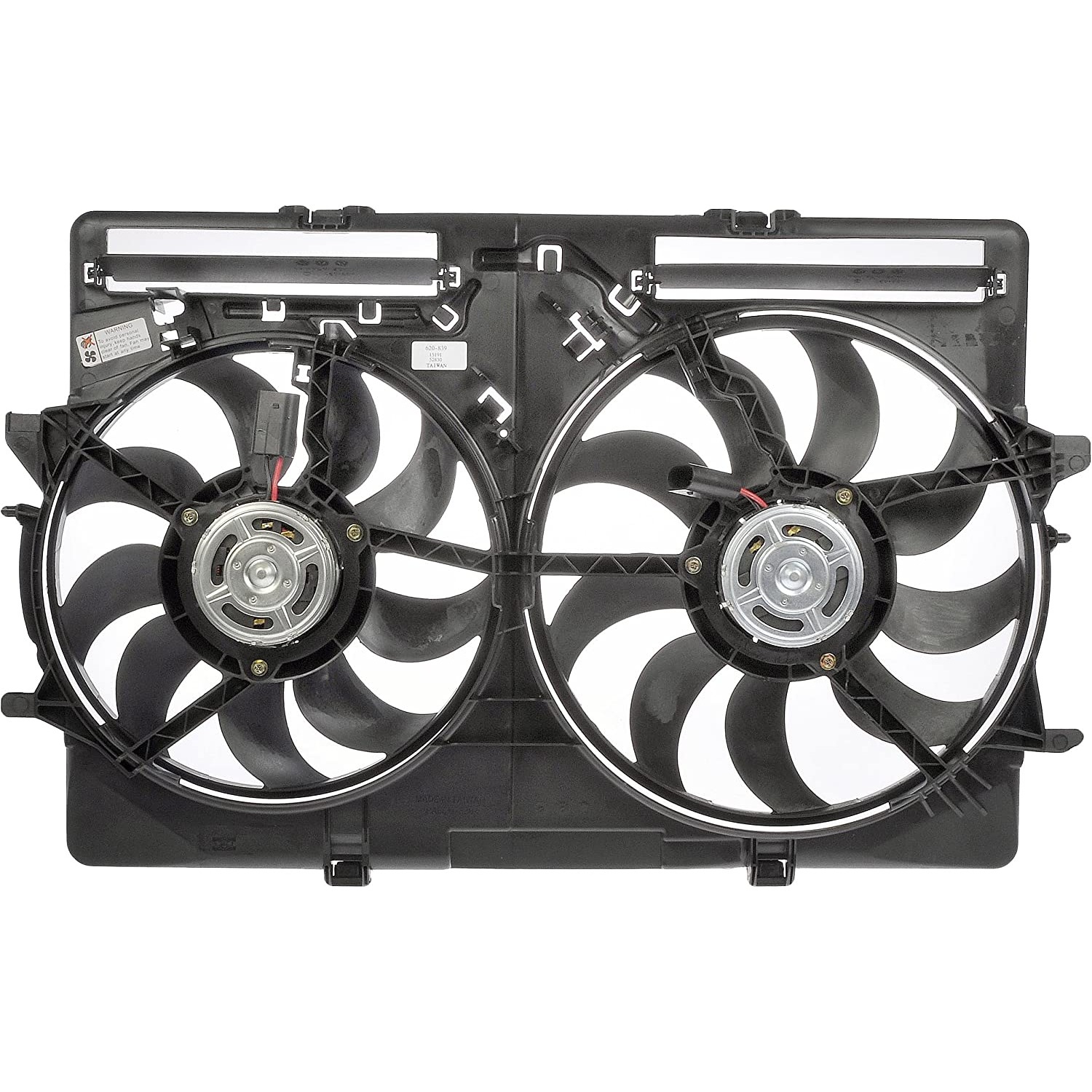 620-839 OE Replacement Radiator Fan, Dual fan, OE Solutions Series - Dorman 620-839 Engine Cooling Fan Assembly Compatible with Select Audi Models - Dorman - OE Solutions Engine Cooling Fan Assembly 620-839 - Dual Fan Assembly Without Controller - Dual Fan Assembly Without Controller - AC Fan - Air Conditioning Fan - Condenser Fan Assembly - Radiator Cooling Fan - Rad Fan Assembly - This engine cooling fan assembly is precision-engineered to match the fit and performance of the stock radiator fan on specific vehicle years, makes and models. It has been rigorously tested to ensure it cools as effectively as the original part. - Audi 2017-07 - Radiator Fan Assembly: Dual, Cost Effective and Reliable