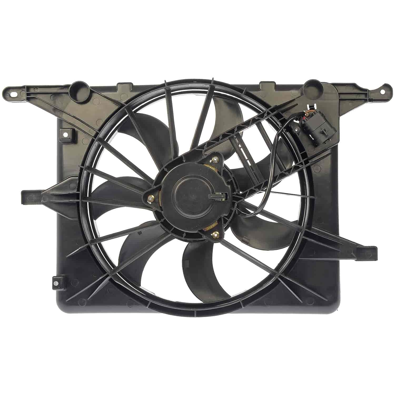 620-953 OE Solutions Series Radiator Fan 4 Cyl., 2.4L Engine Single fan - Dorman 620-953 Engine Cooling Fan Assembly Compatible with Select Pontiac / Saturn Models,Black - Dorman 620-953 Engine Cooling Fan Assembly for Specific Pontiac / Saturn Models - Dorman - OE Solutions Engine Cooling Fan Assembly 620-953 - Radiator Fan Assembly: Single, with Controller, Cost Effective and Reliable - Radiator Fan Assembly With Controller - Condenser Fan Assembly - Radiator Cooling Fan - Rad Fan Assembly - AC Fan - Air Conditioning Fan - This engine cooling fan assembly is precision-engineered to match the fit and performance of the stock radiator fan on specific vehicle years, makes and models. It has been rigorously tested to ensure it cools as effectively as the original part. - Pontiac Solstice 2009-06, Saturn Sky 2010-07