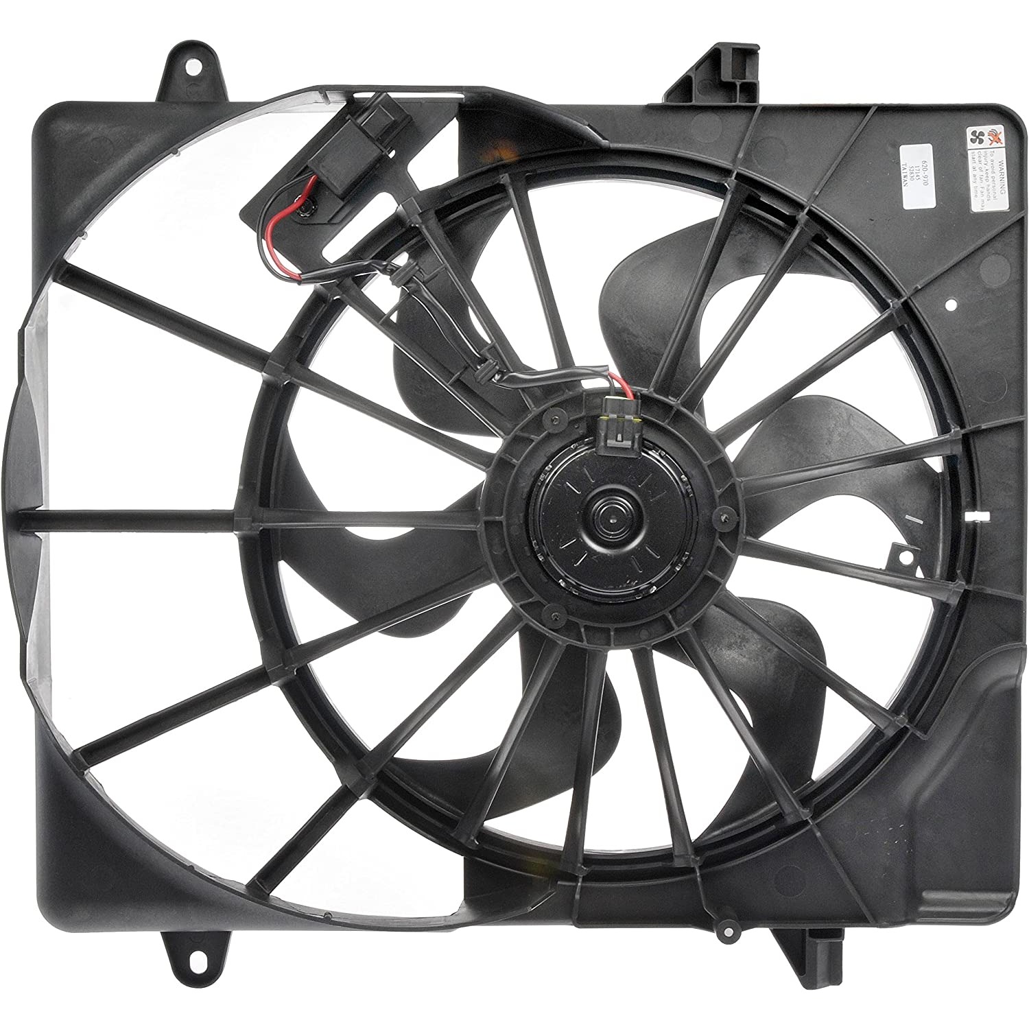620-970 OE Replacement Radiator Fan, Single fan, OE Solutions Series - Dorman 620-970 Engine Cooling Fan Assembly Compatible with Select Dodge Models - Dorman 620-970 Engine Cooling Fan Assembly for Specific Dodge Models Fits select: 2007-2011 DODGE NITRO - Dorman - OE Solutions Engine Cooling Fan Assembly 620-970 - Radiator Fan Assembly: Single, Cost Effective and Reliable - Radiator Fan Assembly Without Controller - Radiator Fan Assembly Without Controller - Condenser Fan Assembly - Radiator Cooling Fan - Rad Fan Assembly - AC Fan - Air Conditioning Fan - This engine cooling fan assembly is precision-engineered to match the fit and performance of the stock radiator fan on specific vehicle years, makes and models. It has been rigorously tested to ensure it cools as effectively as the original part. - Dodge Nitro 2012-07