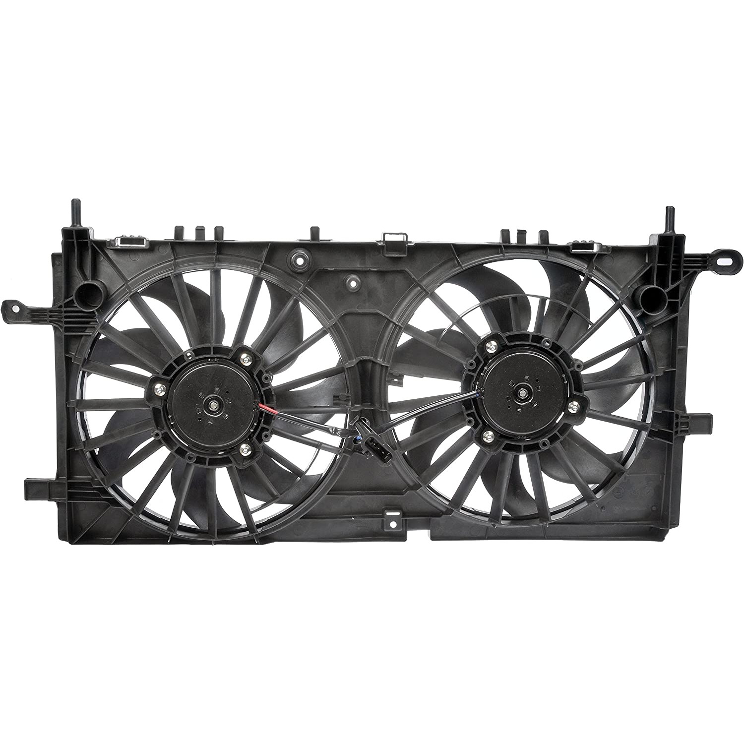 620-977 OE Solutions Series Radiator Fan 6 Cyl., 3.9L Engine Dual fan - Dorman 620-977 Engine Cooling Fan Assembly Compatible with Select Models - Dorman 620-977 Engine Cooling Fan Assembly for Specific Models - Dorman - OE Solutions Engine Cooling Fan Assembly 620-977 - Dual Fan Assembly Without Controller - Air Conditioning Fan - Condenser Fan Assembly - Radiator Cooling Fan - Rad Fan Assembly - AC Fan - This engine cooling fan assembly is precision-engineered to match the fit and performance of the stock radiator fan on specific vehicle years, makes and models. It has been rigorously tested to ensure it cools as effectively as the original part. - Buick Terraza 2007-06, Chevrolet Uplander 2008-06, Pontiac Montana 2006, Saturn Relay 2007-06 - Radiator Fan Assembly: Dual, Cost Effective and Reliable