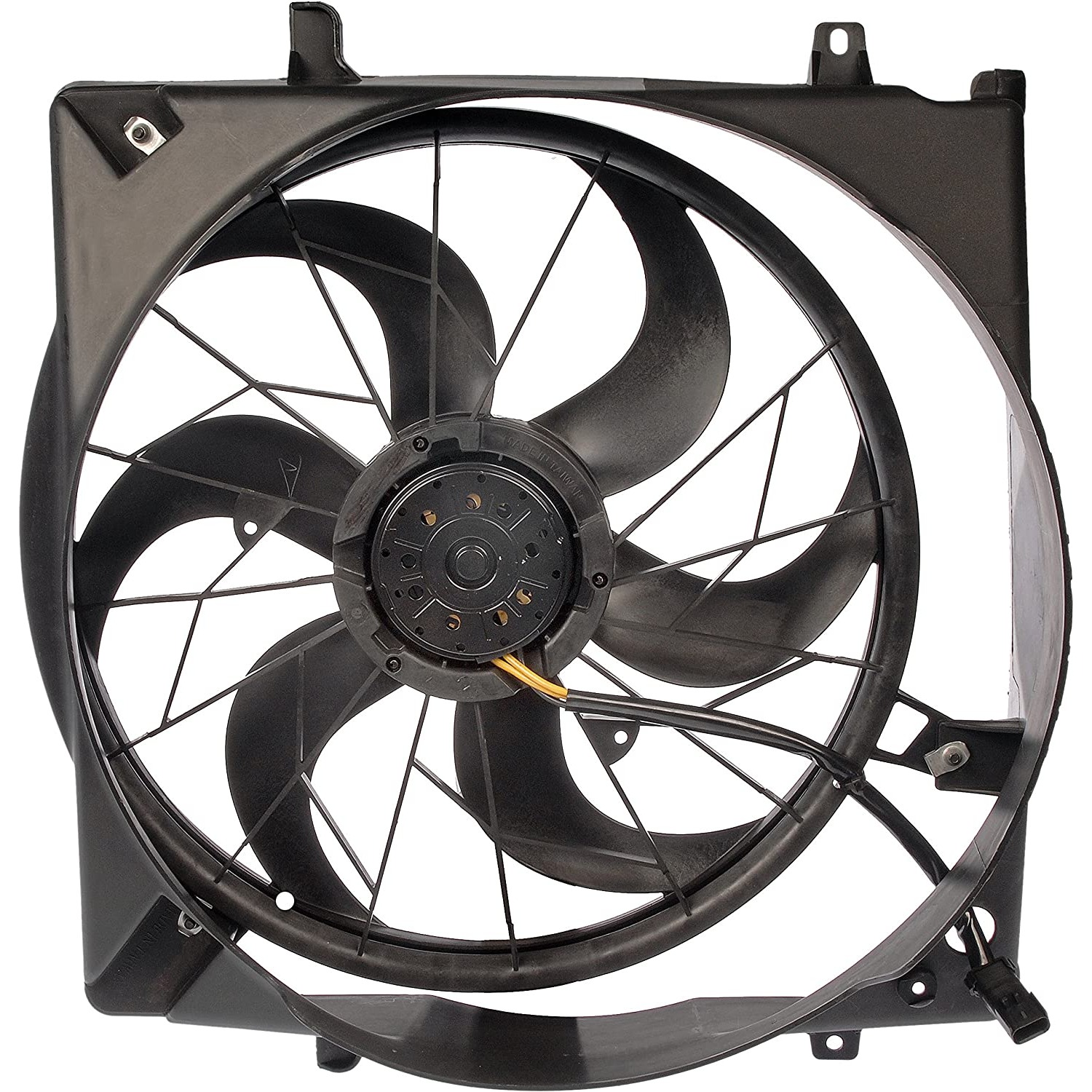 621-017 OE Solutions Series Radiator Fan 6 Cyl., 3.7L Engine Single fan - Dorman 621-017 Engine Cooling Fan Assembly Compatible with Select Jeep Models - Dorman 621-017 Engine Cooling Fan Assembly for Specific Jeep Models - Dorman - OE Solutions A/C Condenser Fan Assembly 621-017 - Radiator Fan Assembly: Single, Cost Effective and Reliable - Radiator Fan Assembly Without Controller - Radiator Fan Assembly Without Controller - Radiator Cooling Fan - Condenser Fan Assembly - Air Conditioning Fan - AC Fan - Rad Fan Assembly - This engine cooling fan assembly is precision-engineered to match the fit and performance of the stock radiator fan on specific vehicle years, makes and models. It has been rigorously tested to ensure it cools as effectively as the original part. - Jeep Liberty 2005-04