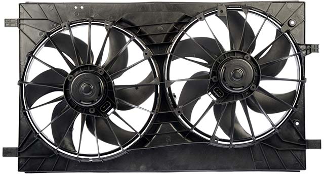 621-029 OE Replacement Radiator Fan, Dual fan, OE Solutions Series - Dorman 621-029 Engine Cooling Fan Assembly Compatible with Select Chrysler / Dodge / Jeep Models - Dorman 621-029 Engine Cooling Fan Assembly for Specific Chrysler / Dodge / Jeep Models - Dorman - OE Solutions Engine Cooling Fan Assembly 621-029 - Dual Fan Assembly Without Controller - Dual Fan Assembly Without Controller - Radiator Cooling Fan - Condenser Fan Assembly - Air Conditioning Fan - Rad Fan Assembly - AC Fan - This engine cooling fan assembly is precision-engineered to match the fit and performance of the stock radiator fan on specific vehicle years, makes and models. It has been rigorously tested to ensure it cools as effectively as the original part. - Chrysler 2014-07, Dodge 2014-07, Jeep 2017-07 - Radiator Fan Assembly: Dual, Cost Effective and Reliable