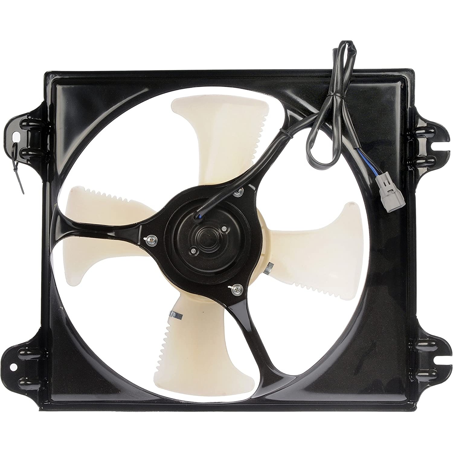 621-100 OE Solutions Series A/C Condenser Fan 6 Cyl., 3.8L Engine Single fan - A/C Condenser Fan Assembly: Cost Effective and Reliable - Condenser Fan Assembly Without Controller - Condenser Fan Assembly Without Controller - Air Conditioning Fan - Cooling Fan - Rad Fan - Radiator Fan - AC Fan - This A/C condenser fan assembly is precision-engineered to match the fit and performance of the stock condenser fan on specific vehicle years, makes and models. It has been rigorously tested to ensure it functions as effectively as the original part. - Mitsubishi Galant 2009-04 - Dorman - OE Solutions A/C Condenser Fan Assembly 621-100