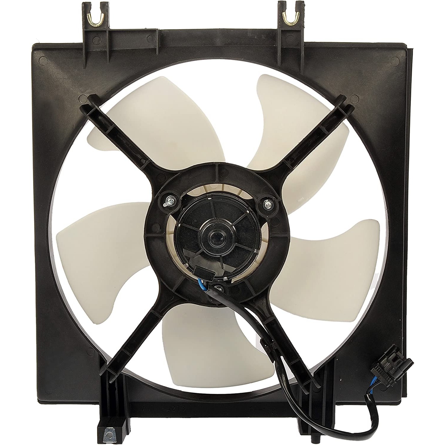 621-267 OE Solutions Series A/C Condenser Fan 4 Cyl., 2.5L Engine Single fan - A/C Condenser Fan Assembly: Cost Effective and Reliable - Condenser Fan Assembly Without Controller - Condenser Fan Assembly Without Controller - Air Conditioning Fan - Rad Fan - Cooling Fan - AC Fan - Radiator Fan - This A/C condenser fan assembly is precision-engineered to match the fit and performance of the stock condenser fan on specific vehicle years, makes and models. It has been rigorously tested to ensure it functions as effectively as the original part. - Subaru Forester 2013-09, Subaru Impreza 2011-08 - Dorman 621-267 A/C Condenser Fan Assembly Compatible with Select Subaru Models - Dorman - OE Solutions A/C Condenser Fan Assembly 621-267