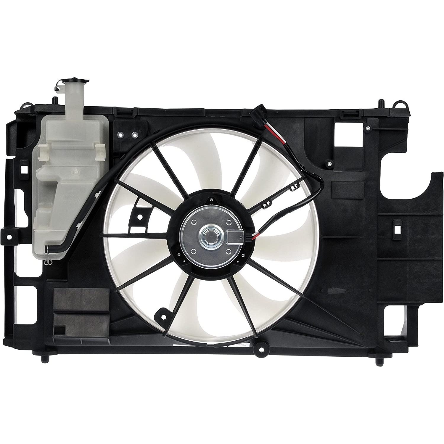 621-370 OE Solutions Series Radiator Fan 4 Cyl., 1.5L Engine Single fan - Dorman 621-370 Engine Cooling Fan Assembly Compatible with Select Toyota Models - Dorman - OE Solutions Engine Cooling Fan Assembly 621-370 - Radiator Fan Assembly: Single, Cost Effective and Reliable - Radiator Fan Assembly Without Controller - Radiator Fan Assembly Without Controller - Rad Fan Assembly - Condenser Fan Assembly - Radiator Cooling Fan - Air Conditioning Fan - AC Fan - This engine cooling fan assembly is precision-engineered to match the fit and performance of the stock radiator fan on specific vehicle years, makes and models. It has been rigorously tested to ensure it cools as effectively as the original part. - Toyota Prius C 2016-12