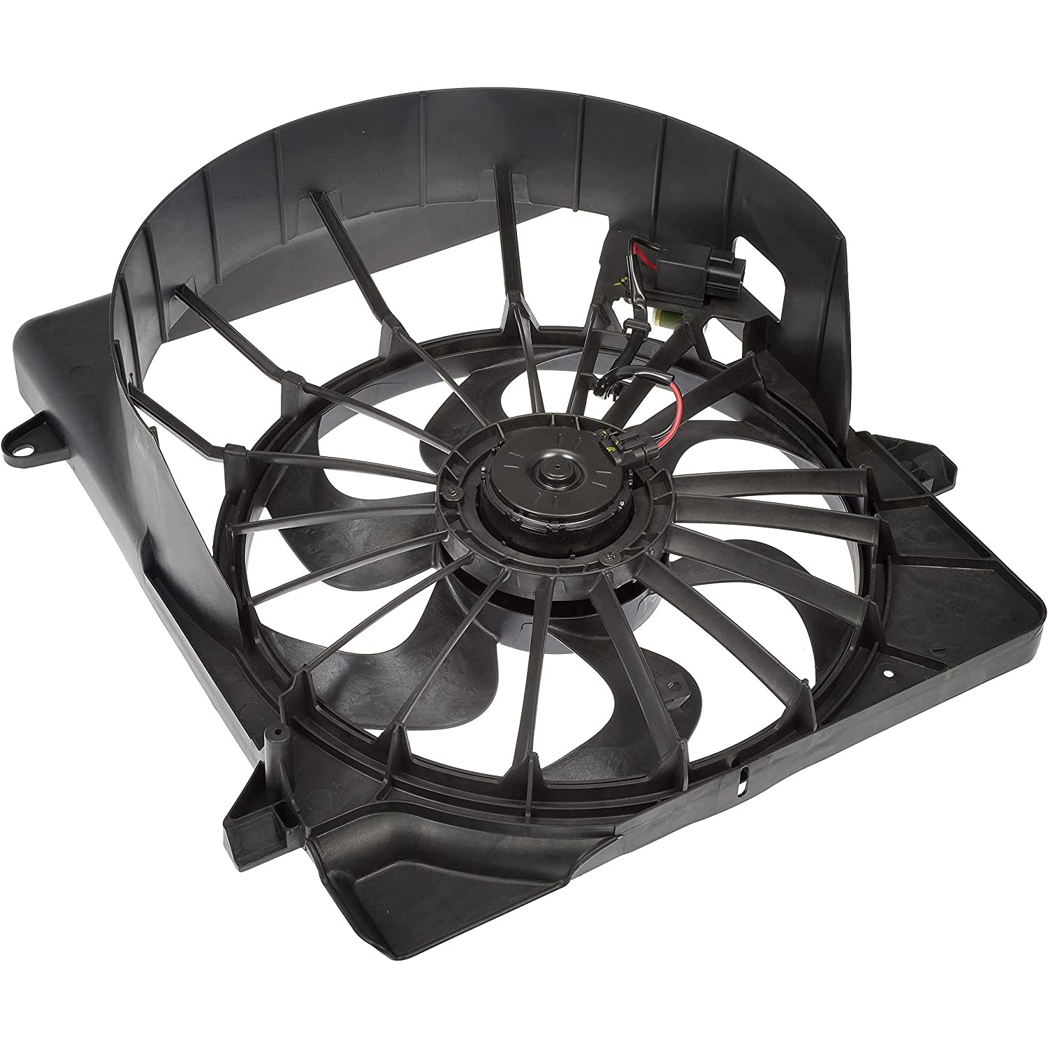621-391 OE Solutions Series Radiator Fan 6 Cyl., 3.7L Engine Single fan - Dorman 621-391 Engine Cooling Fan Assembly Compatible with Select Jeep Models - Dorman 621-391 Engine Cooling Fan Assembly for Specific Jeep Models - Dorman - OE Solutions Engine Cooling Fan Assembly 621-391 - Radiator Fan Assembly: Single, Cost Effective and Reliable - Radiator Fan Assembly Without Controller - Radiator Fan Assembly Without Controller - Radiator Cooling Fan - Air Conditioning Fan - Condenser Fan Assembly - AC Fan - Rad Fan Assembly - This engine cooling fan assembly is precision-engineered to match the fit and performance of the stock radiator fan on specific vehicle years, makes and models. It has been rigorously tested to ensure it cools as effectively as the original part. - Jeep Liberty 2012-08