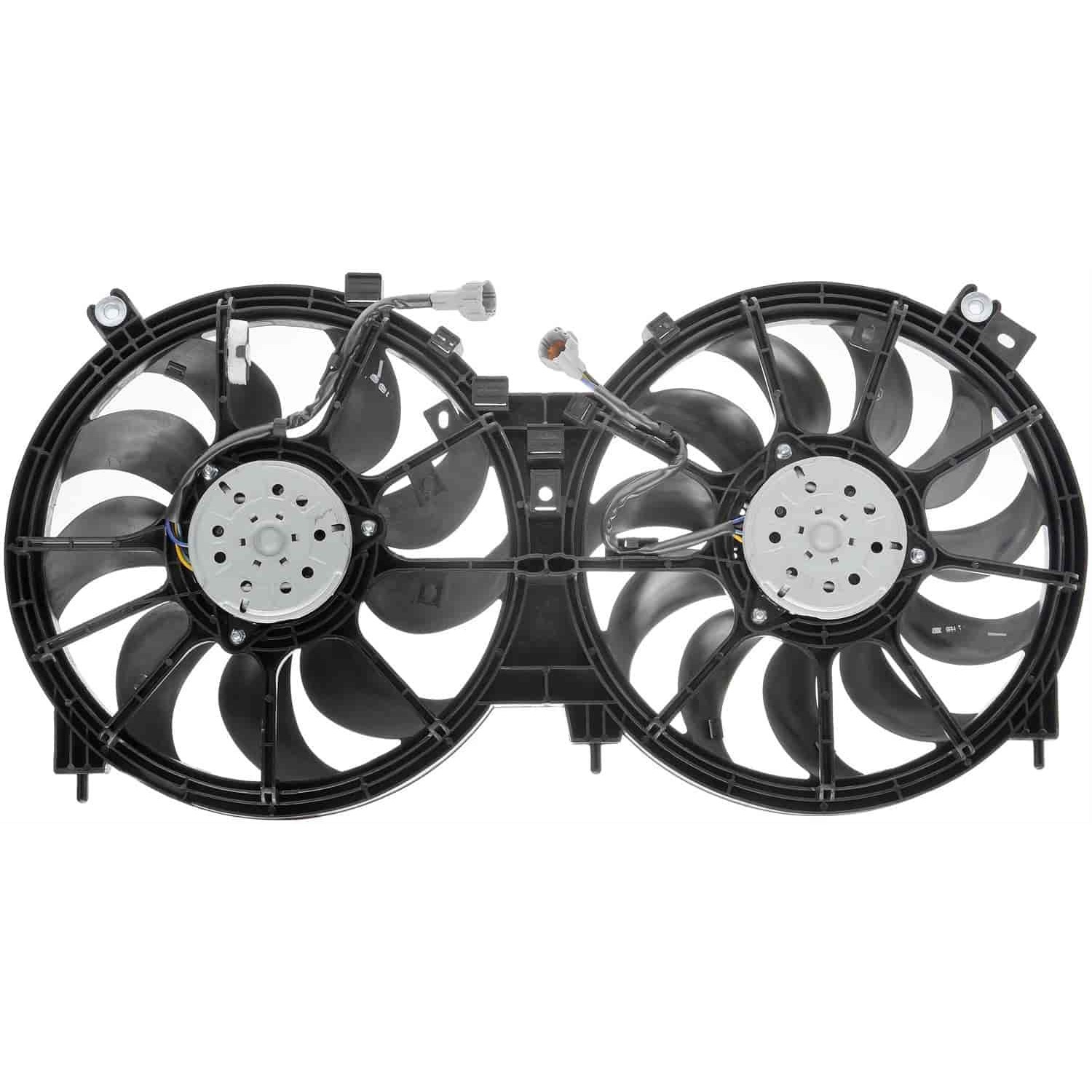 621-394 OE Solutions Series Radiator Fan 6 Cyl., 3.5L Engine Dual fan - Dorman 621-394 Engine Cooling Fan Assembly Compatible with Select Nissan Models - Dorman 621-394 Engine Cooling Fan Assembly for Specific Nissan Models Fits select: 2009-2014 NISSAN MURANO, 2011-2017 NISSAN QUEST - Dorman - OE Solutions Engine Cooling Fan Assembly 621-394 - Dual Fan Assembly Without Controller - Dual Fan Assembly Without Controller - Air Conditioning Fan - AC Fan - Rad Fan Assembly - Radiator Cooling Fan - Condenser Fan Assembly - This engine cooling fan assembly is precision-engineered to match the fit and performance of the stock radiator fan on specific vehicle years, makes and models. It has been rigorously tested to ensure it cools as effectively as the original part. - Nissan Murano 2014-09, Nissan Quest 2017-11 - Radiator Fan Assembly: Dual, Cost Effective and Reliable