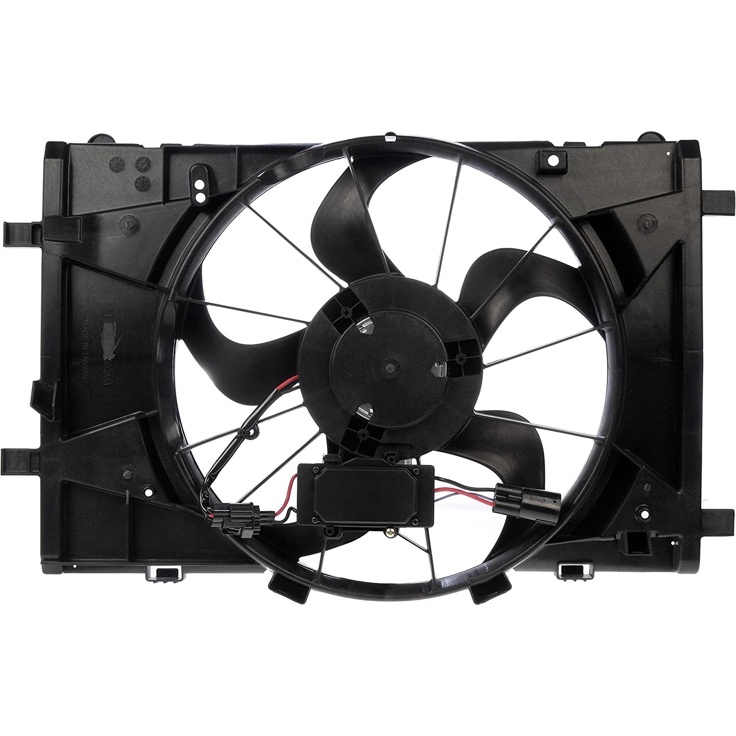 621-445 OE Replacement Radiator Fan, Single fan, OE Solutions Series - Dorman 621-445 Engine Cooling Fan Assembly Compatible with Select Ford / Lincoln / Mercury Models - Dorman - OE Solutions Engine Cooling Fan Assembly 621-445 - Radiator Fan Assembly: Single, with Controller, Cost Effective and Reliable - Radiator Fan Assembly With Controller - Radiator Fan Assembly With Controller - AC Fan - Radiator Cooling Fan - Rad Fan Assembly - Air Conditioning Fan - Condenser Fan Assembly - This engine cooling fan assembly is precision-engineered to match the fit and performance of the stock radiator fan on specific vehicle years, makes and models. It has been rigorously tested to ensure it cools as effectively as the original part. - Ford Fusion 2012-10, Lincoln MKZ 2012-11, Mercury Milan 2011-10