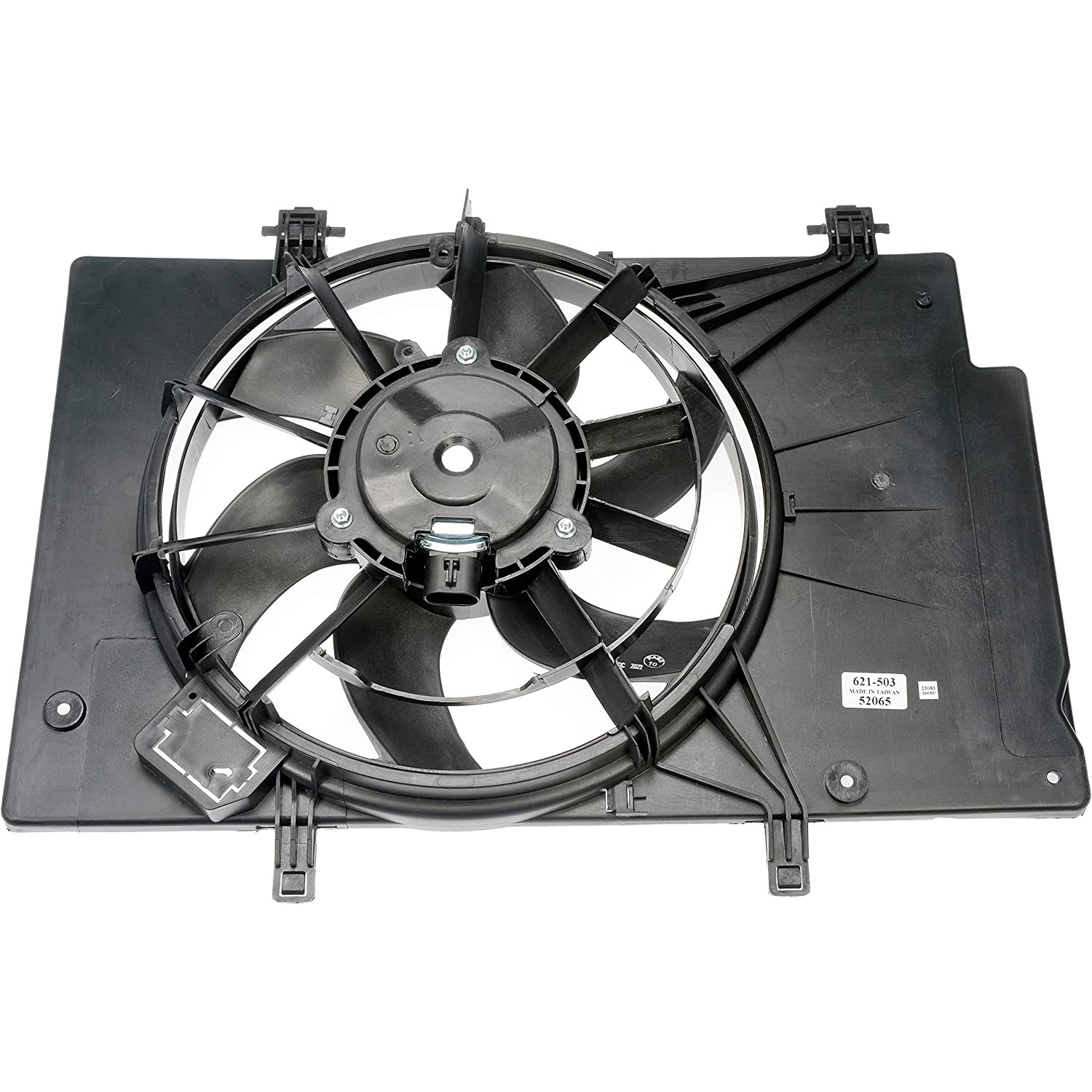 621-503 OE Solutions Series Radiator Fan 4 Cyl., 1.6L Engine Single fan - Dorman - OE Solutions Engine Cooling Fan Assembly 621-503 - Radiator Fan Assembly: Single, Cost Effective And Reliable - Radiator Fan Assembly Without Controller - Radiator Fan Assembly Without Controller - AC Fan - Condenser Fan Assembly - Rad Fan Assembly - Radiator Cooling Fan - Air Conditioning Fan - This engine cooling fan assembly is precision-engineered to match the fit and performance of the stock radiator fan on specific vehicle years, makes and models. It has been rigorously tested to ensure it cools as effectively as the original part. - Ford Fiesta 2017-11