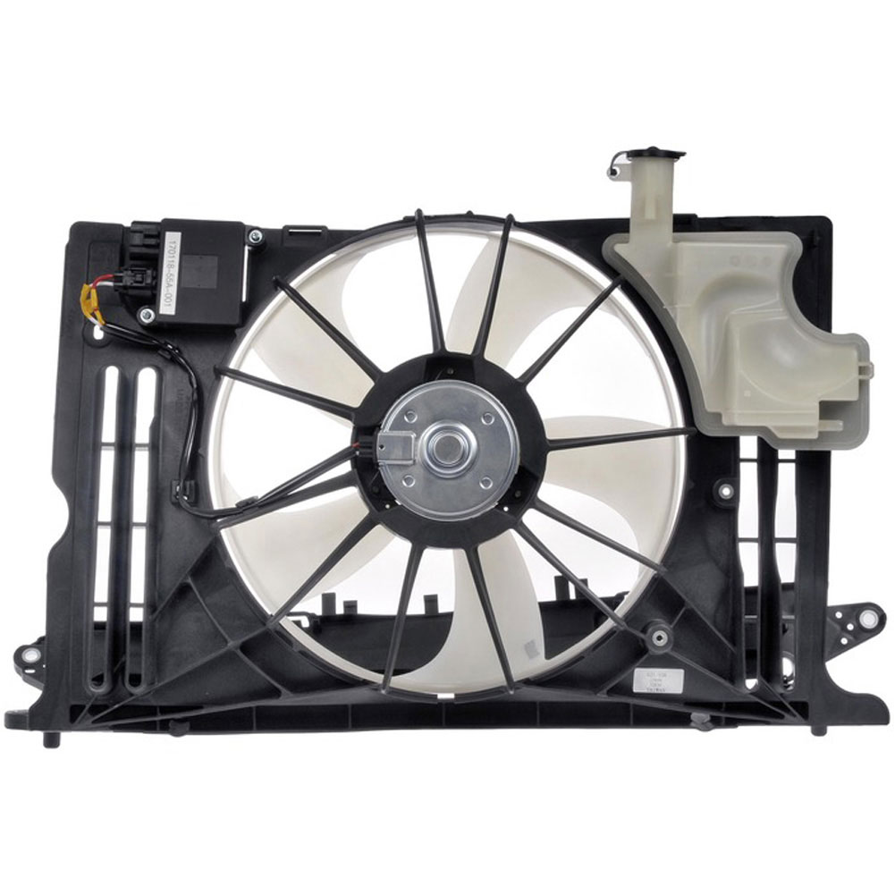621-538 OE Solutions Series Radiator Fan 4 Cyl., 1.8L Engine Single fan - Dorman 621-538 Engine Cooling Fan Assembly Compatible with Select Toyota Models - Dorman - OE Solutions Engine Cooling Fan Assembly 621-538 - Radiator Fan Assembly: Single, Cost Effective and Reliable - Radiator Fan Assembly Without Controller - Radiator Fan Assembly Without Controller - Condenser Fan Assembly - Radiator Cooling Fan - Air Conditioning Fan - AC Fan - Rad Fan Assembly - This engine cooling fan assembly is precision-engineered to match the fit and performance of the stock radiator fan on specific vehicle years, makes and models. It has been rigorously tested to ensure it cools as effectively as the original part. - Toyota Corolla 2019-14