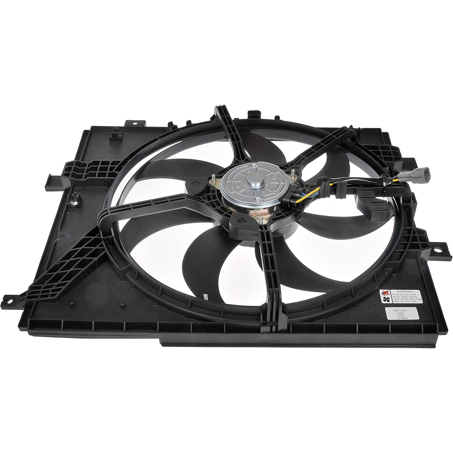 621-555 OE Solutions Series Radiator Fan 4 Cyl., 1.6L Engine Single fan - Dorman 621-555 Engine Cooling Fan Assembly Compatible with Select Nissan Models - Dorman 621-555 Engine Cooling Fan Assembly for Specific Nissan Models Fits select: 2012-2019 NISSAN VERSA, 2014-2019 NISSAN VERSA NOTE - Dorman - OE Solutions Engine Cooling Fan Assembly 621-555 - Radiator Fan Assembly: Single, Cost Effective and Reliable - Radiator Fan Assembly Without Controller - Radiator Fan Assembly Without Controller - Air Conditioning Fan - Condenser Fan Assembly - Radiator Cooling Fan - Rad Fan Assembly - AC Fan - This engine cooling fan assembly is precision-engineered to match the fit and performance of the stock radiator fan on specific vehicle years, makes and models. It has been rigorously tested to ensure it cools as effectively as the original part. - Nissan 2021-12