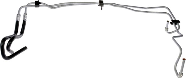 624-097 Oil Cooler Line OE Solutions Series - Dorman 624-097 Transmission Oil Cooler Line Compatible with Select Ford / Lincoln / Mercury Models (OE FIX) - Dorman - OE Solutions Automatic Transmission Oil Cooler Hose Assembly 624-097 - Transmission Line - Transmission Oil Cooler Line - Transmission Cooler Tube - Transmission Cooler Hose & Tube Assembly - Transmission Cooler Line - The original transmission cooler line fails when rust forms between the rubber hose and the metal tube because of the standard spring clamp. This Dorman OE FIX line uses a crimped connection that's 8x stronger than original to prevent corrosion. - Ford Fusion 2012-06, Lincoln MKZ 2012-07, Lincoln Zephyr 2006, Mercury Milan 2009-06 - Transmission Oil Cooler Line - Transmission Oil Cooler Line: Exact Fit, Rubber