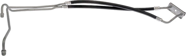 624-711 Oil Cooler Line OE Solutions Series - Dorman 624-711 Automatic Transmission Oil Cooler Hose Assembly Compatible with Select Chevrolet / Oldsmobile / Pontiac Models - Dorman Transmission Cooler Line Assembly 624-711 - Tansmission Line - Transmission Oil Cooler Line - Transmission Cooler Hose & Tube Assembly - Transmission Cooler Tube - Transmission Cooler Line - This automatic transmission oil cooler hose assembly is designed to match the fit and function of an original assembly. It is engineered from durable components as a reliable replacement for leaking or damaged lines on specified vehicles. - Chevrolet Classic 2005-04, Oldsmobile Alero 2004-02, Pontiac Grand Am 2005-02 - Transmission Oil Cooler Line