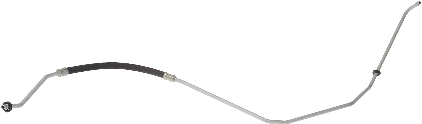 624-741 Automatic Transmission Oil Cooler Hose Assembly, Sold Individually, OE Solutions Series - Dorman 624-741 Automatic Transmission Oil Cooler Hose Assembly for Select Chevrolet/GMC Models - Dorman Transmission Cooler Line Assembly 624-741 - Transmission Line - Transmission Oil Cooler Line - Transmission Cooler Hose & Tube Assembly - Transmission Cooler Line - Transmission Cooler Tube - This automatic transmission oil cooler hose assembly is designed to match the fit and function of an original assembly. It is engineered from durable components as a reliable replacement for leaking or damaged lines on specified vehicles. - Chevrolet 2008-03, GMC 2008-03 - Transmission Oil Cooler Line - Transmission Oil Cooler Line: Exact Fit, Metal/Rubber