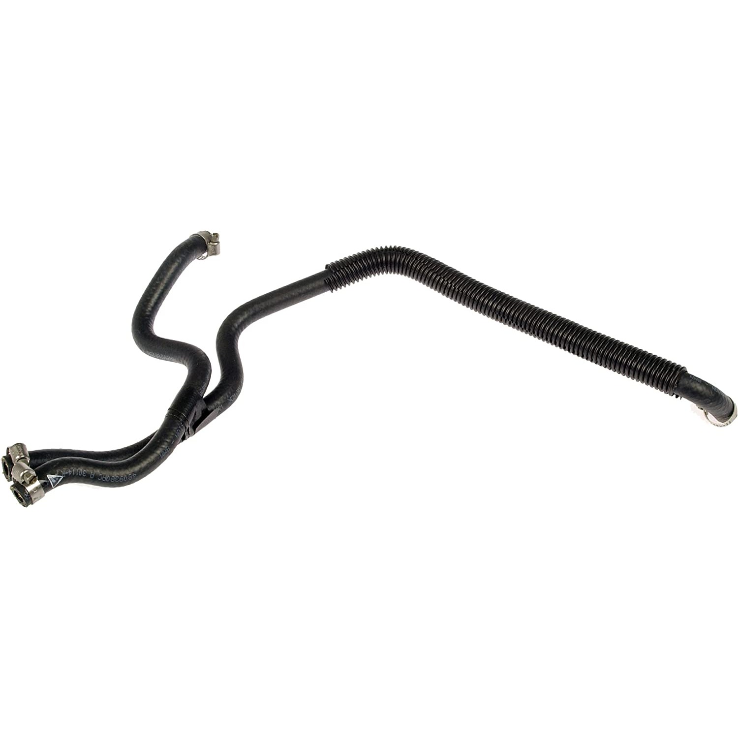 624-850 Oil Cooler Line OE Solutions Series - Dorman Transmission Cooler Line Assembly 624-850 - Transmission Line - Transmission Oil Cooler Line - Transmission Cooler Tube - Transmission Cooler Hose & Tube Assembly - Transmission Cooler Line - This automatic transmission oil cooler hose assembly is designed to match the fit and function of an original assembly. It is engineered from durable components as a reliable replacement for leaking or damaged lines on specified vehicles. - Chrysler 1998, Dodge 1998, Plymouth 1998 - Transmission Oil Cooler Line - Transmission Oil Cooler Line: Exact Fit, Rubber