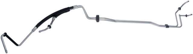 624-906 Oil Cooler Line OE Solutions Series - Dorman Transmission Cooler Line Assembly 624-906 - Transmission Line - Transmission Oil Cooler Line - Transmission Cooler Hose & Tube Assembly - Transmission Cooler Line - Transmission Cooler Tube - This automatic transmission oil cooler hose assembly is designed to match the fit and function of an original assembly. It is engineered from durable components as a reliable replacement for leaking or damaged lines on specified vehicles. - Chrysler Concorde 2004-98, Chrysler Intrepid 2004-98, Dodge Intrepid 2004-98, Jeep Liberty 2006-05 - Transmission Oil Cooler Line