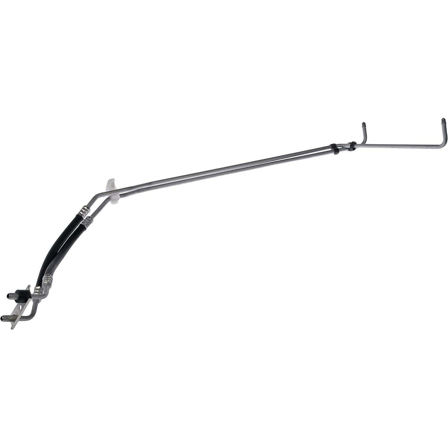 624-952 Oil Cooler Line OE Solutions Series - Dorman 624-952 Automatic Transmission Oil Cooler Hose Assembly Compatible with Select Chevrolet / Pontiac / Saturn Models - Dorman 624-952 Automatic Transmission Oil Cooler Hose Assembly for Specific Chevrolet / Pontiac / Saturn Models, Natural Fits select: 2004-2010 CHEVROLET MALIBU, 2005-2010 PONTIAC G6 - Dorman Transmission Cooler Line Assembly 624-952 - Transmission Line - Transmission Oil Cooler Line - Transmission Cooler Tube - Transmission Cooler Hose & Tube Assembly - Transmission Cooler Line - This automatic transmission oil cooler hose assembly is designed to match the fit and function of an original assembly. It is engineered from durable components as a reliable replacement for leaking or damaged lines on specified vehicles. - Chevrolet Malibu 2010-04, Pontiac G6 2010-05, Saturn Aura 2008-07 - Transmission Oil Cooler Line - Transmission Oil Cooler Line: Exact Fit, Metal/Rubber